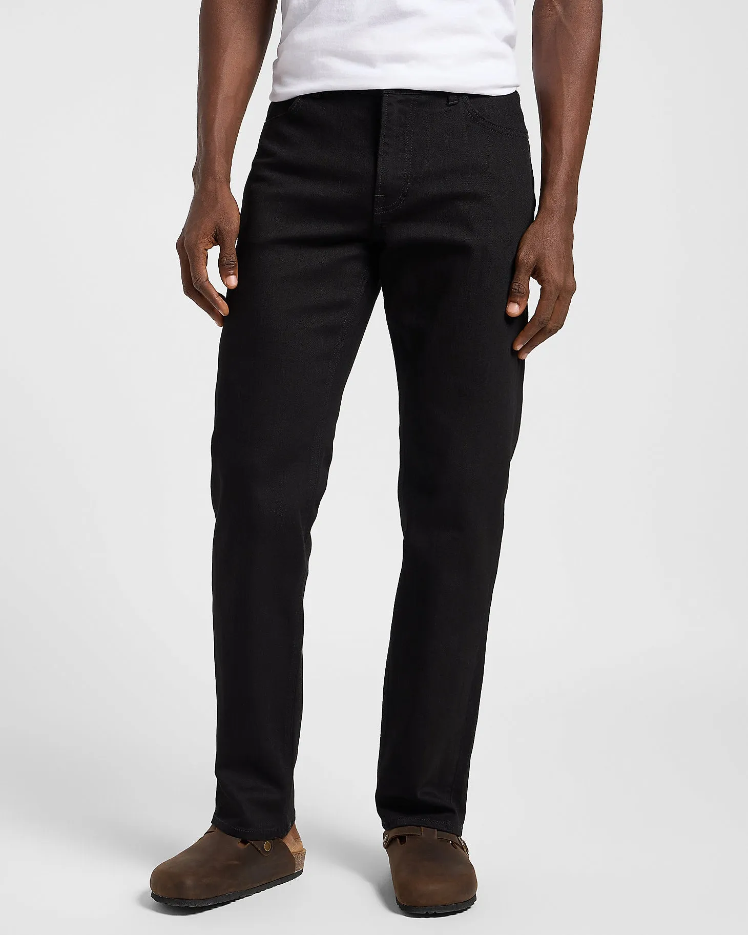 Lee West Relaxed Straight Mens Jeans - Clean Black | Lee Jeans | JEANSTORE