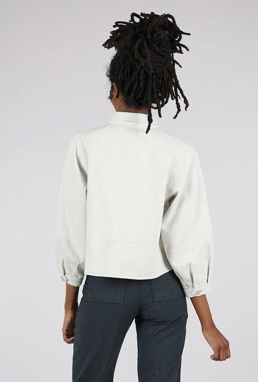 Leone Shirt Jacket, Icy Neutral Tone Piece
