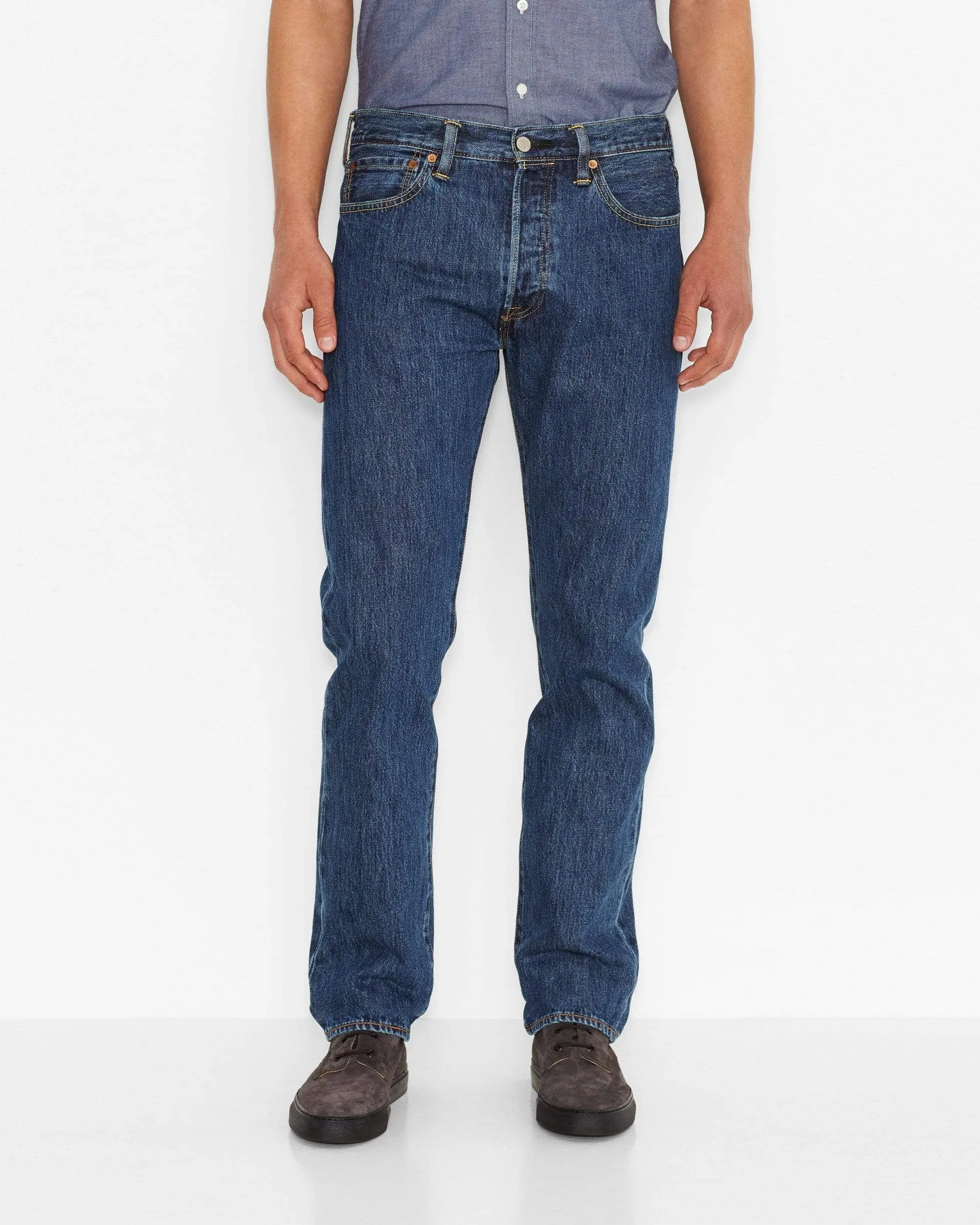 Levi's 501 Original Regular Fit Mens Jeans - Stonewash Blue | Levi's Jeans | JEANSTORE