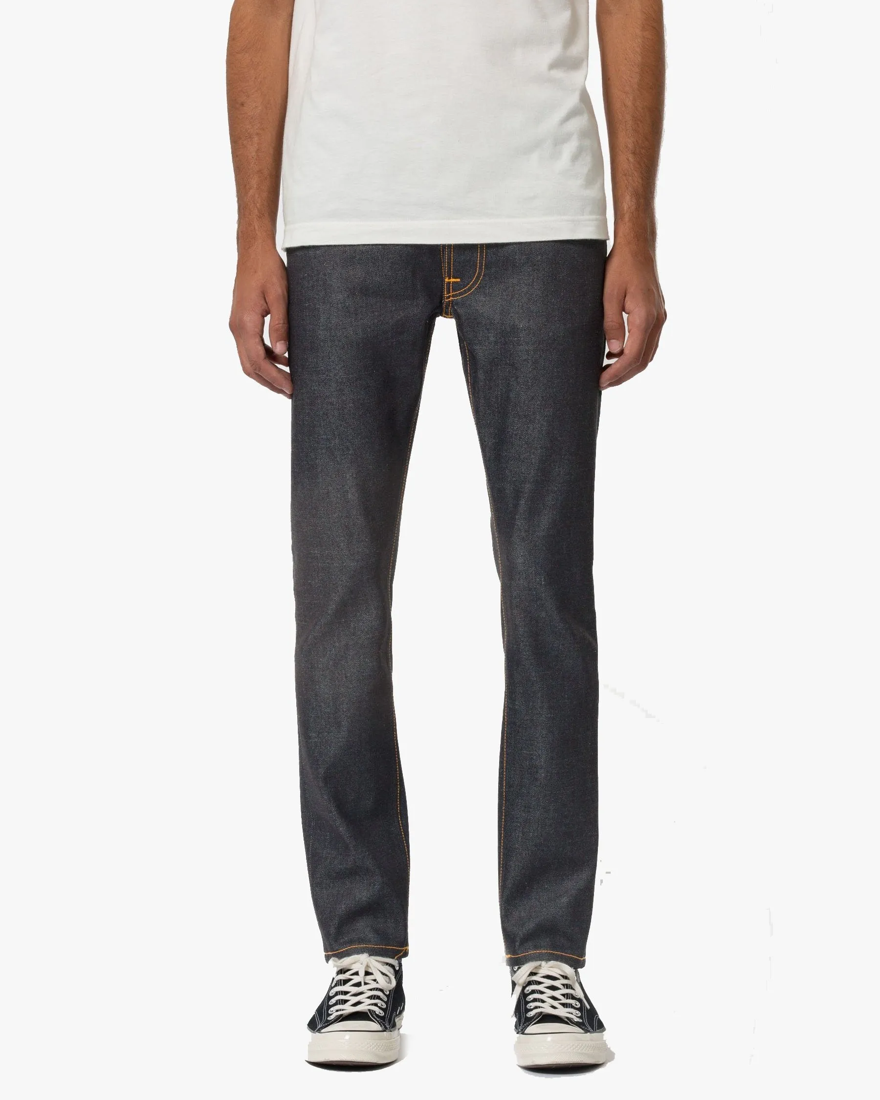 Nudie Lean Dean Slim Tapered Mens Jeans - Dry Japan Selvage | Nudie Jeans Jeans | JEANSTORE