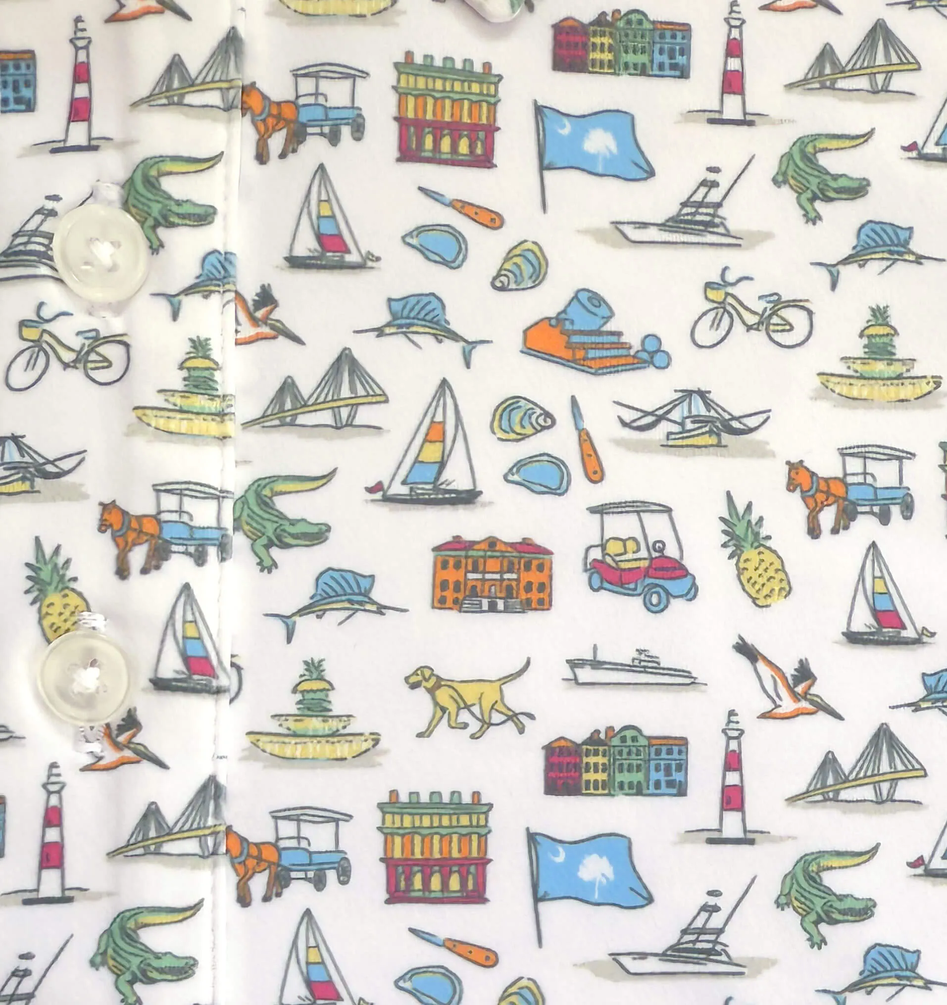 light feel Holy City: Upcycled Club Polo - White