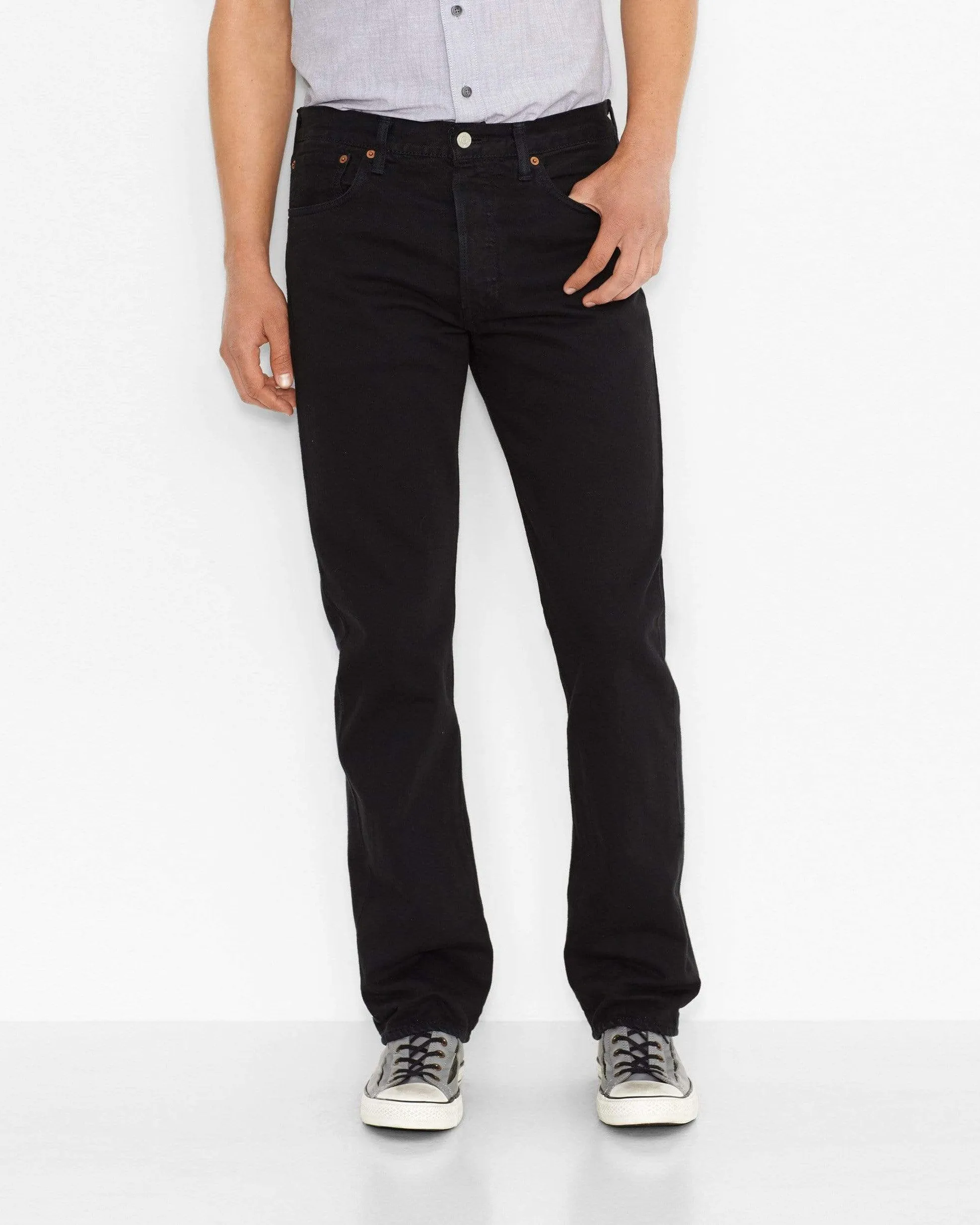 Levi's 501 Original Regular Fit Mens Jeans - Black | Levi's Jeans | JEANSTORE