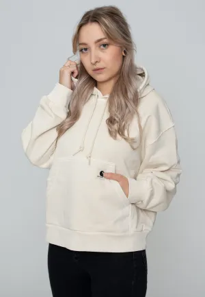 Carhartt WIP - W' Hooded Tacoma Garment Dyed Natural - Hoodie bike ride