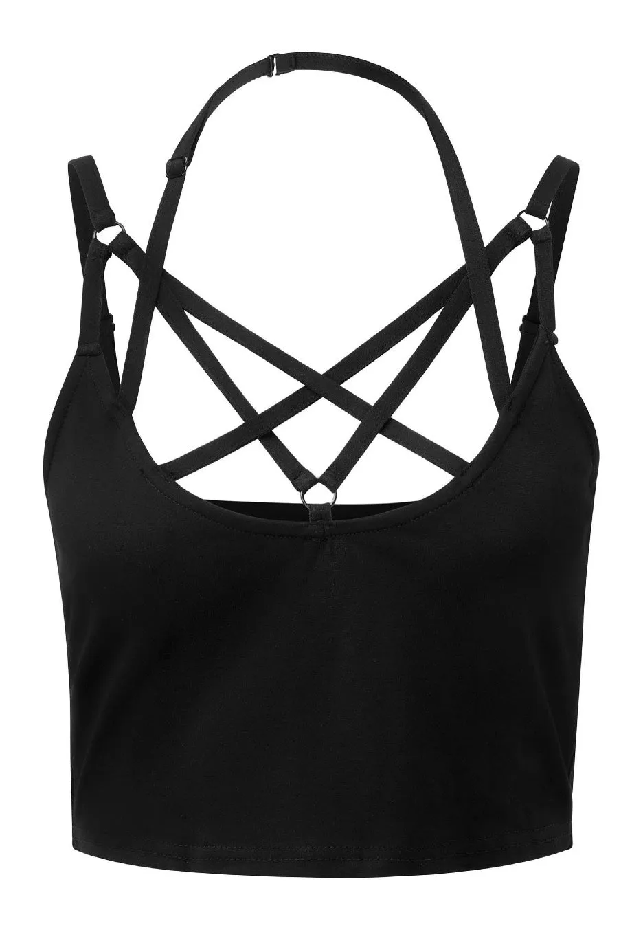 Lightweight Killstar - Magica Crop Black - Top