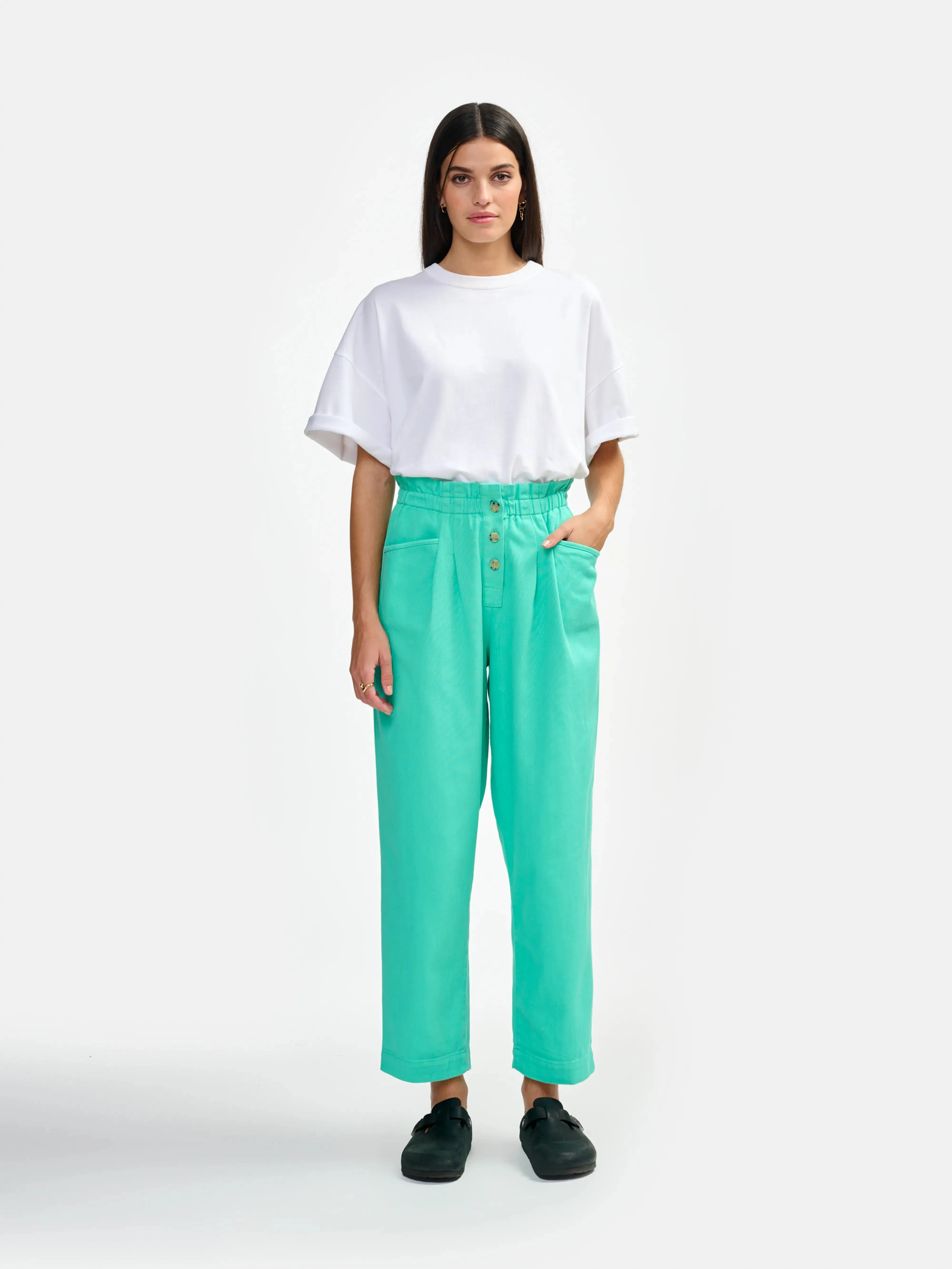 lilo trousers (241 / W / MIAMI) Comfortable Fabric