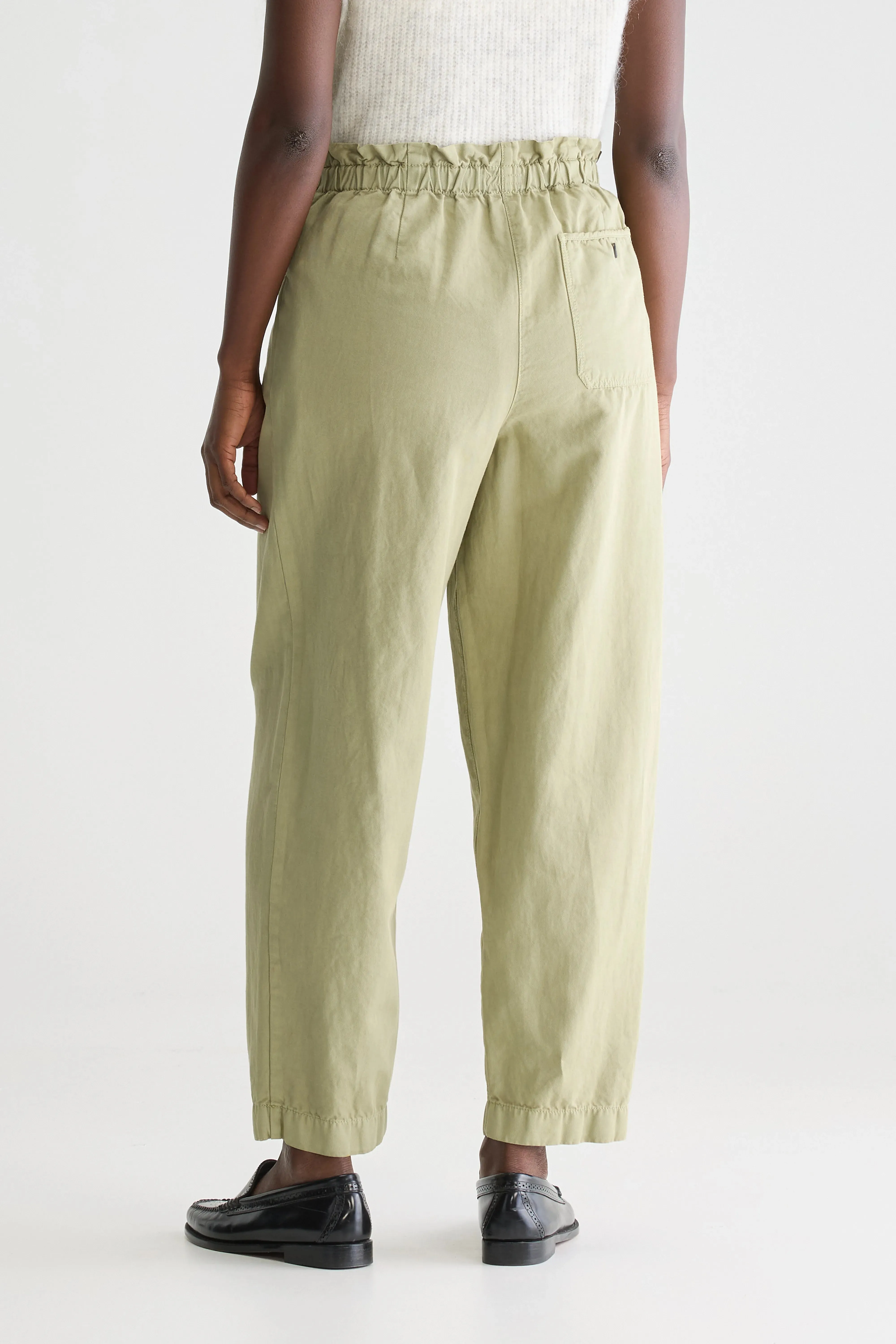 Lilow paperbag trousers (251 / W / SAUGE) Flexible Style