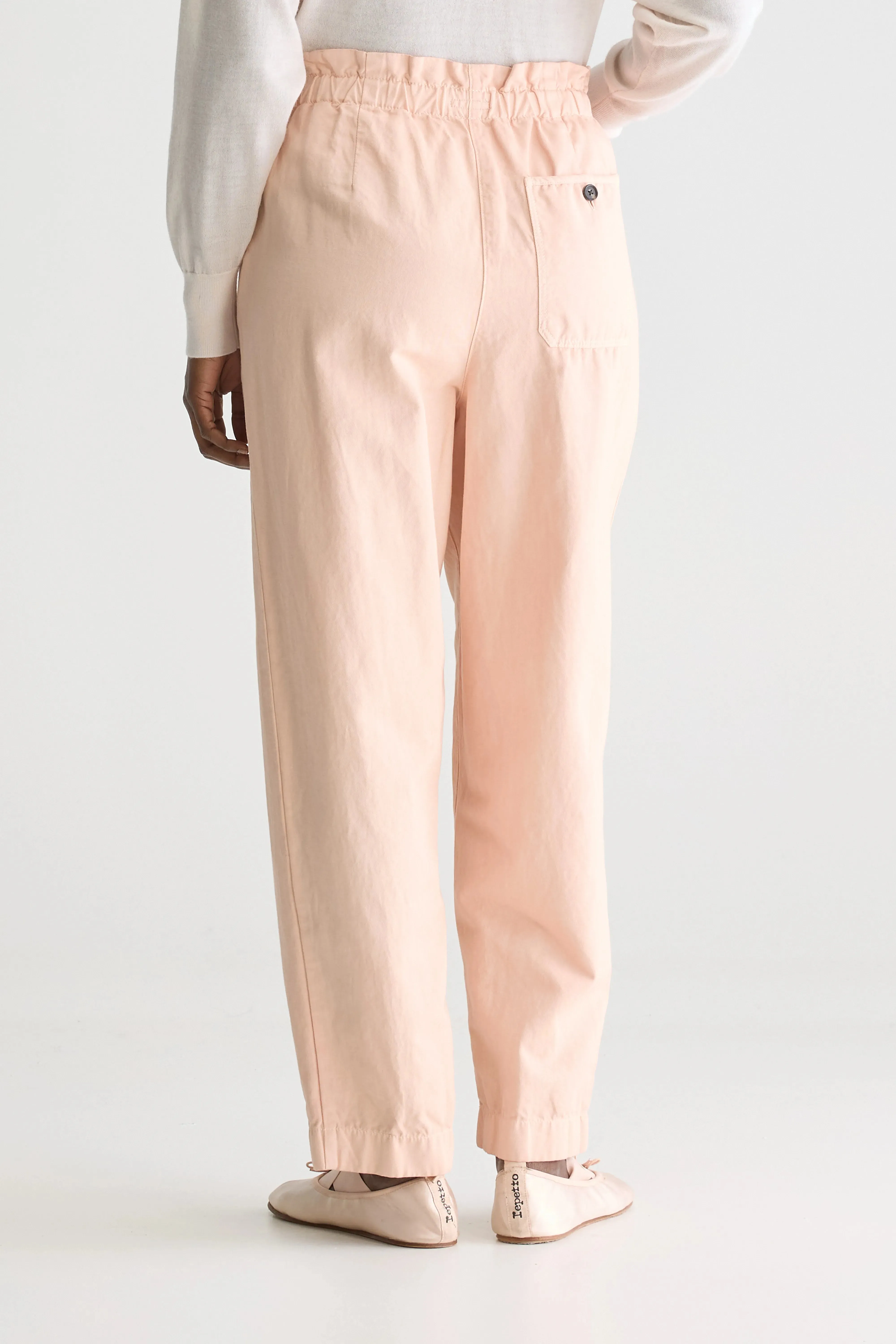 Lilow paperbag trousers (251 / W / SKIN) Premium Waist