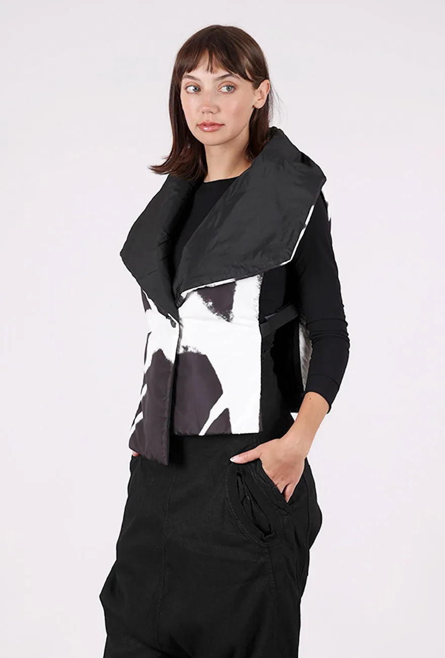 Limi Vest, Black/White Regular Fit