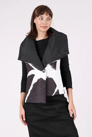 Limi Vest, Black/White Portray Respect