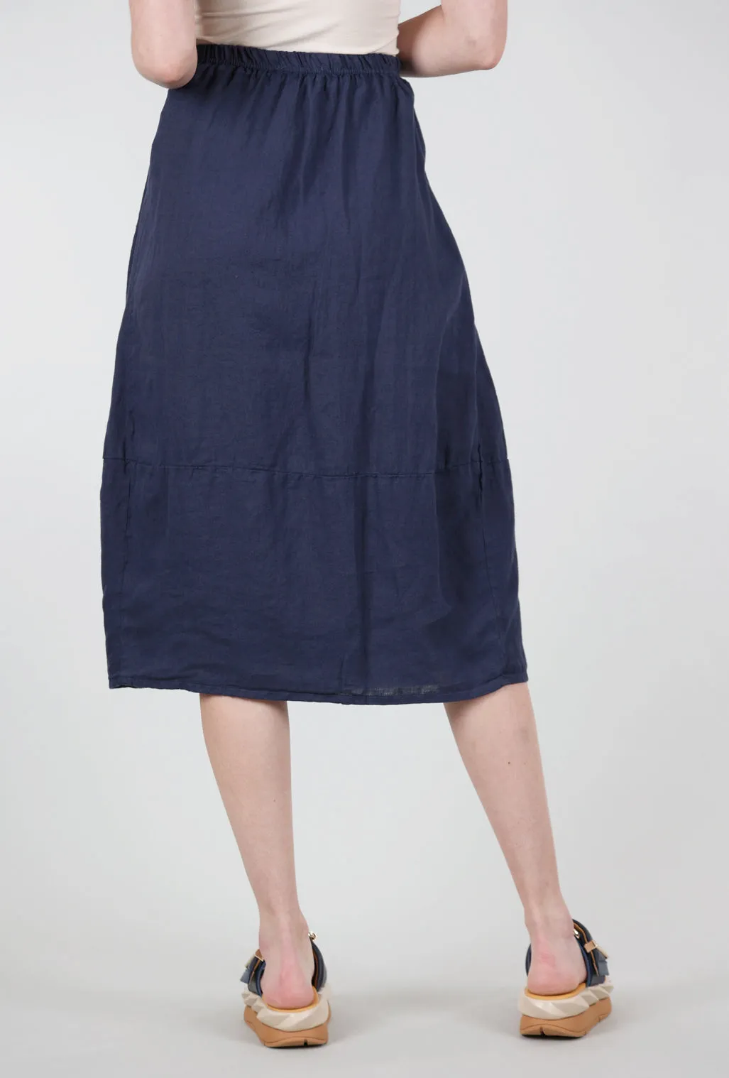 Linen Side-Pleat Skirt, Night Sky Functional Look