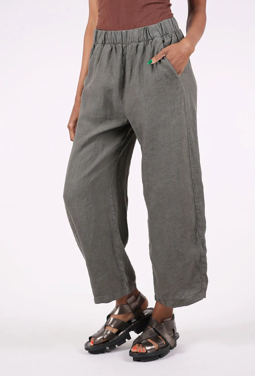 Linen Work Pant, New Gray Comfy Stretch