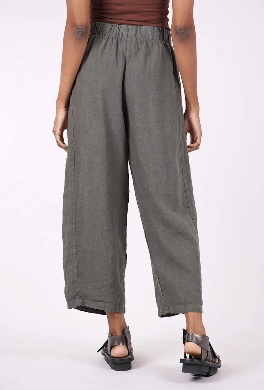 Linen Work Pant, New Gray Comfy Stretch