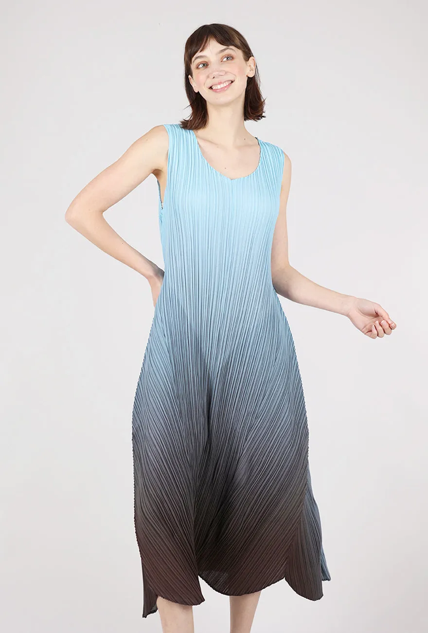 Long Estrella Dress, Blue Topaz Romantic date dress