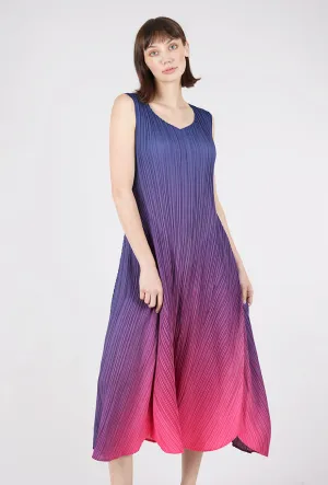 Calm Touch Long Estrella Dress, Lapis to Barbie