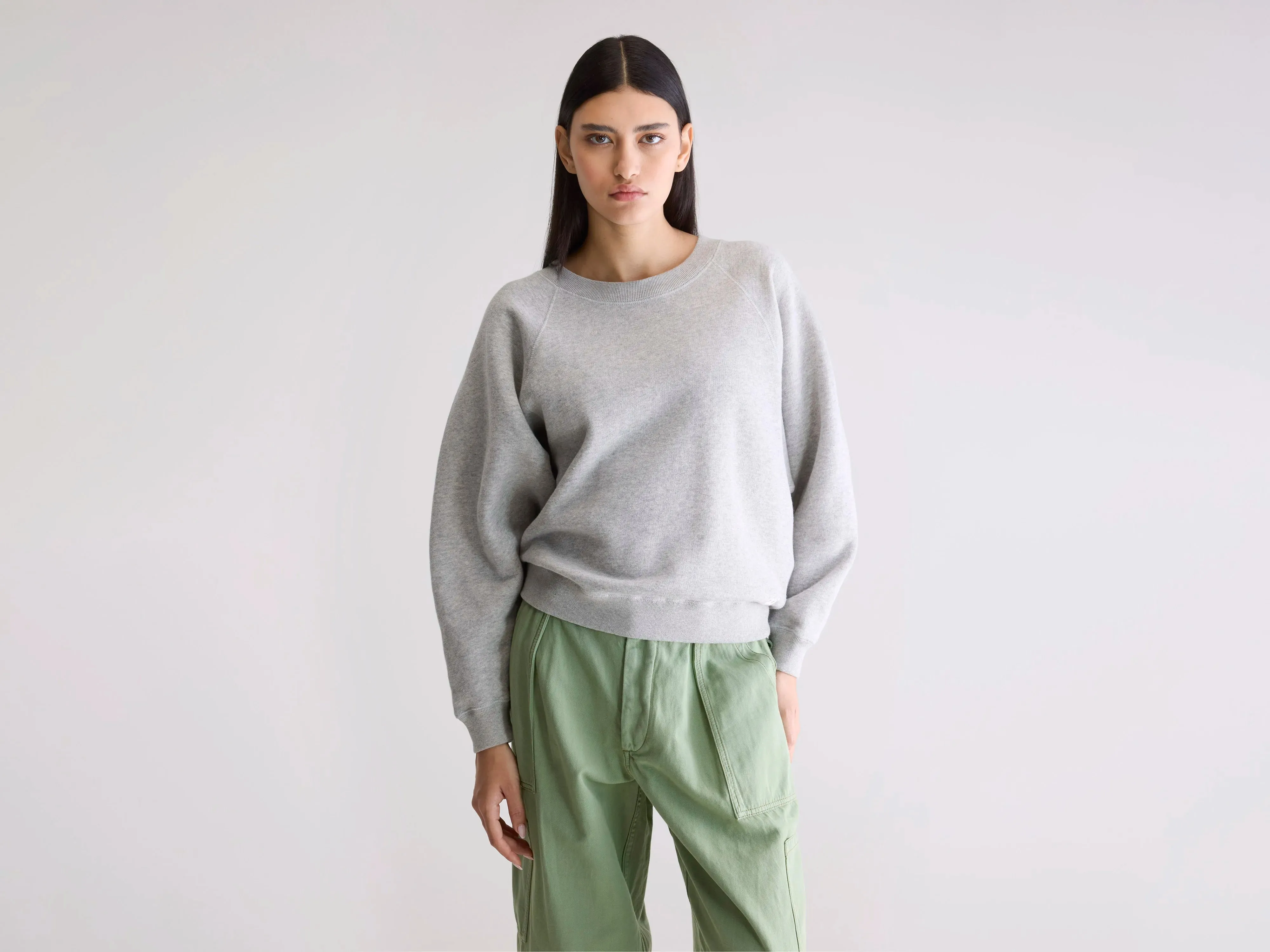 Fella relaxed sweatshirt (252 / W / H. GREY) non hooded product comparison