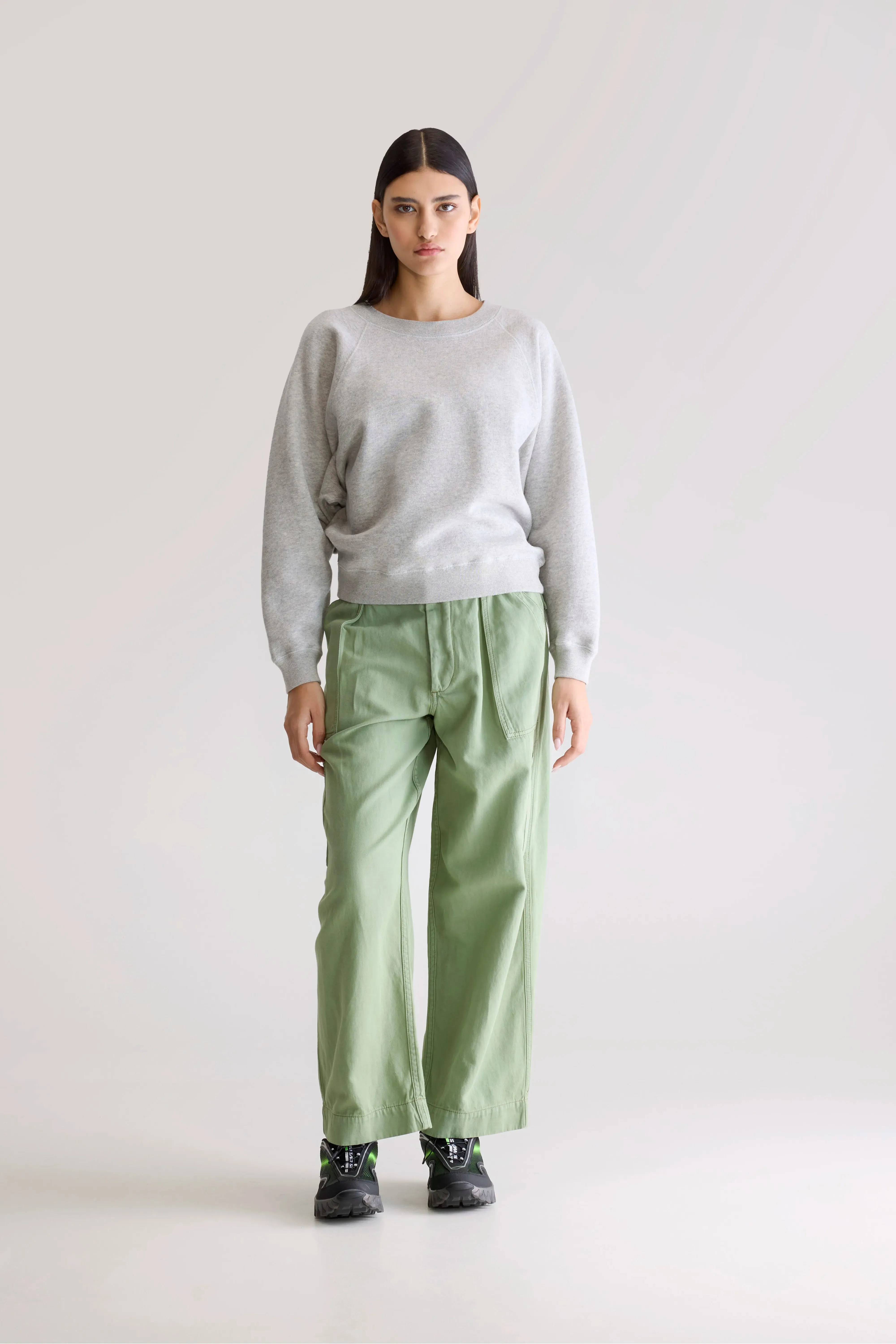 Long sleeve tops Fella relaxed sweatshirt (252 / W / H. GREY)