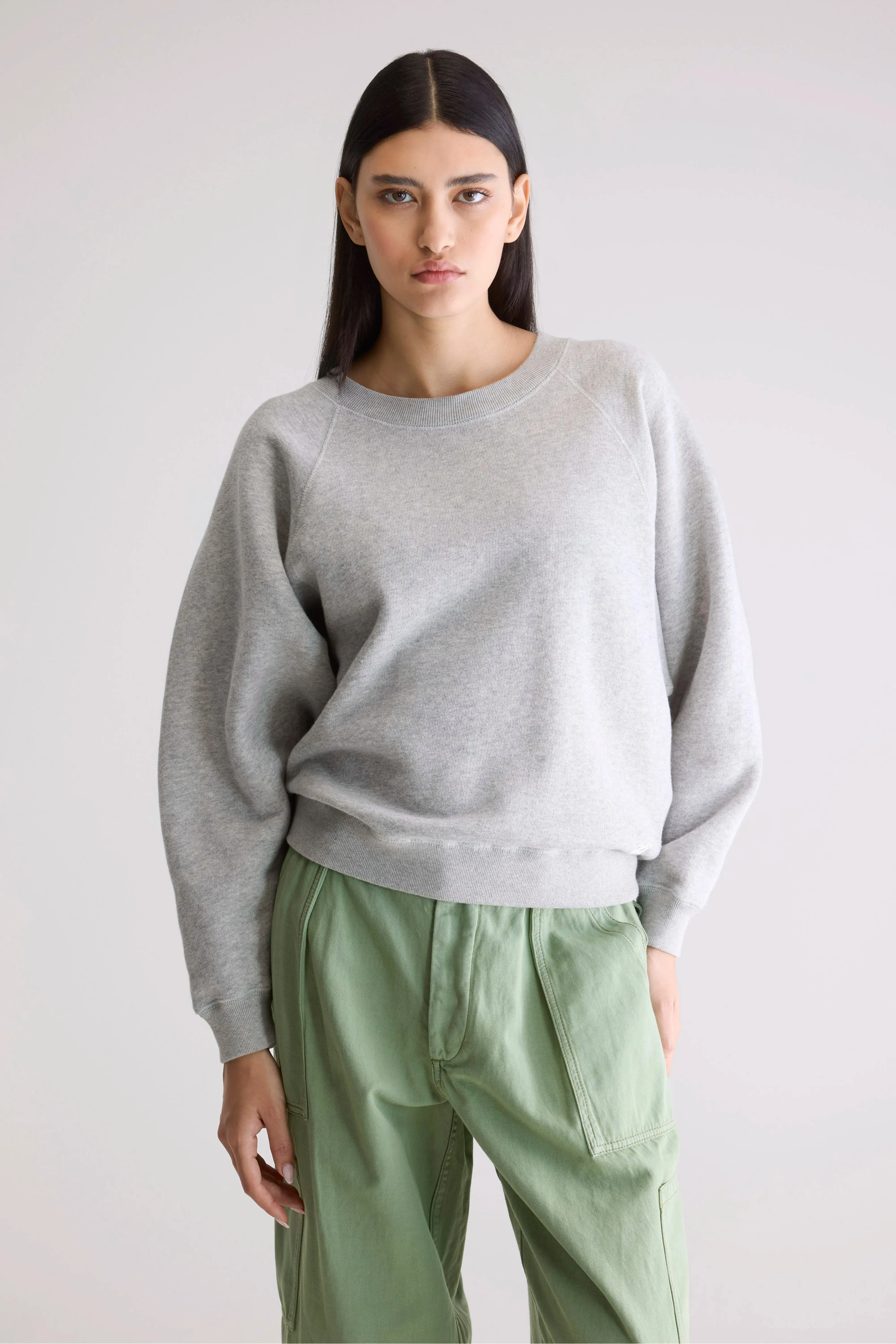 Long sleeve tops Fella relaxed sweatshirt (252 / W / H. GREY)