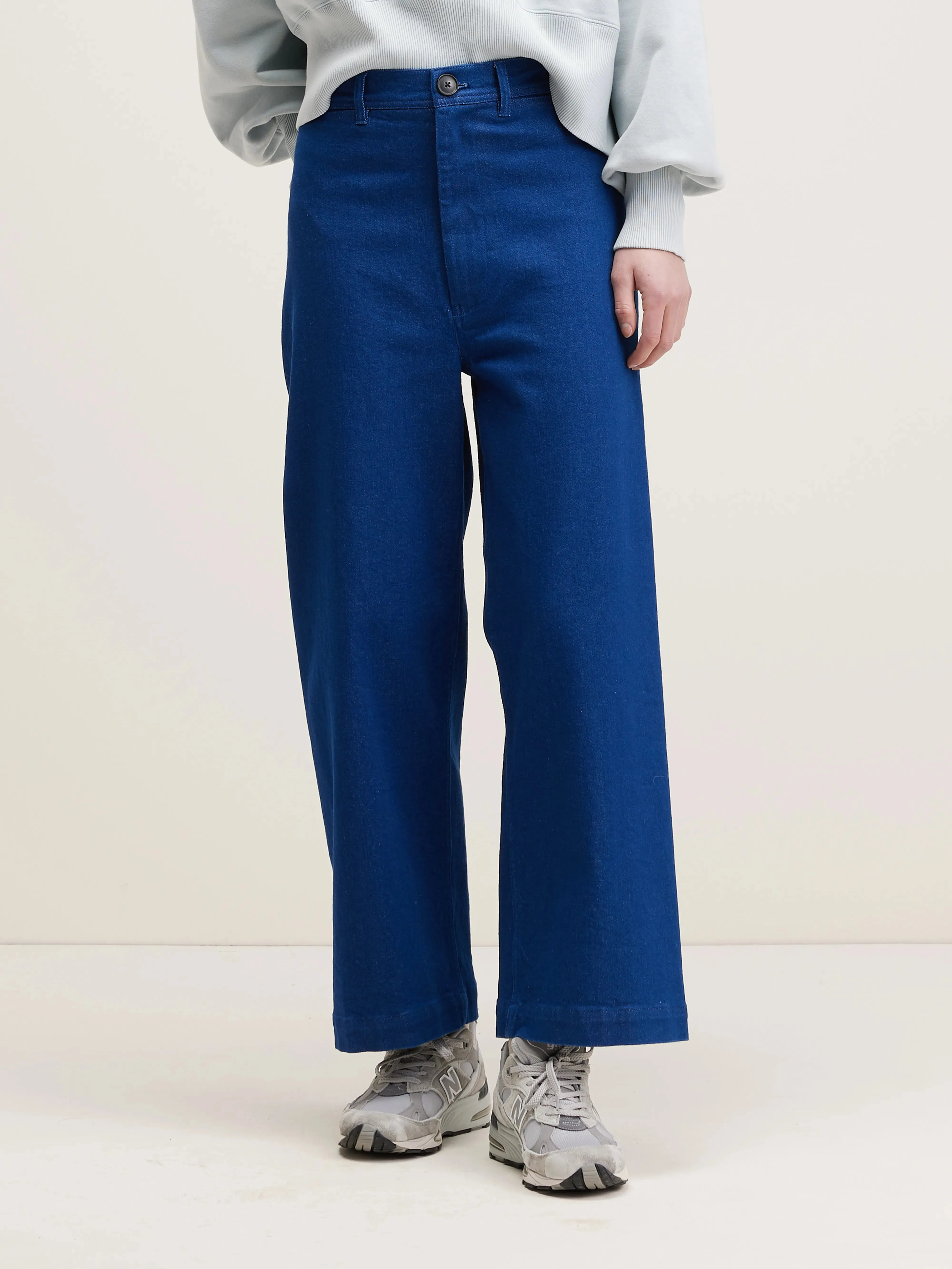 Lotan wide trousers (242 / W / ONE WASH) Clean Style