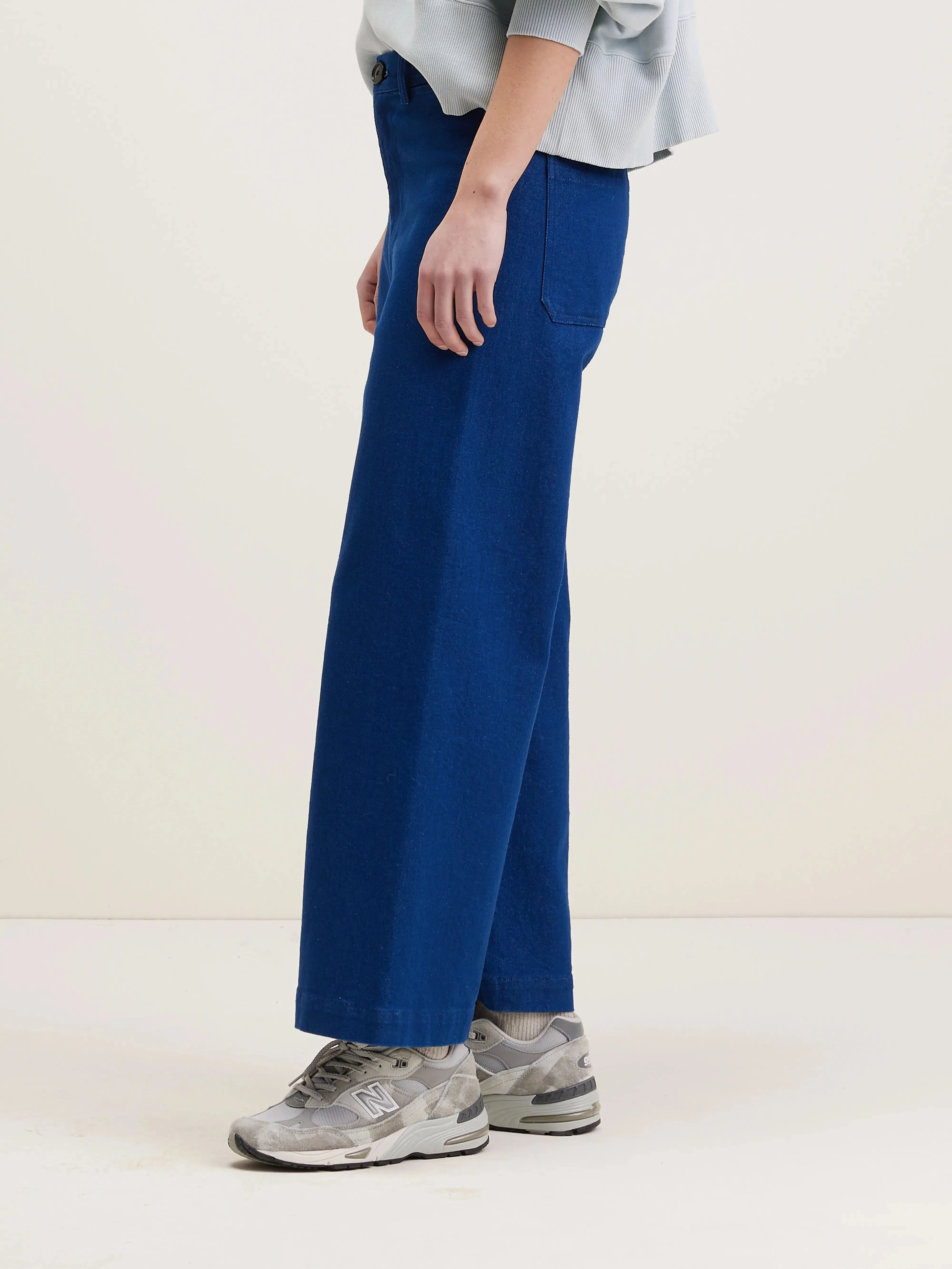 Lotan wide trousers (242 / W / ONE WASH) Clean Style