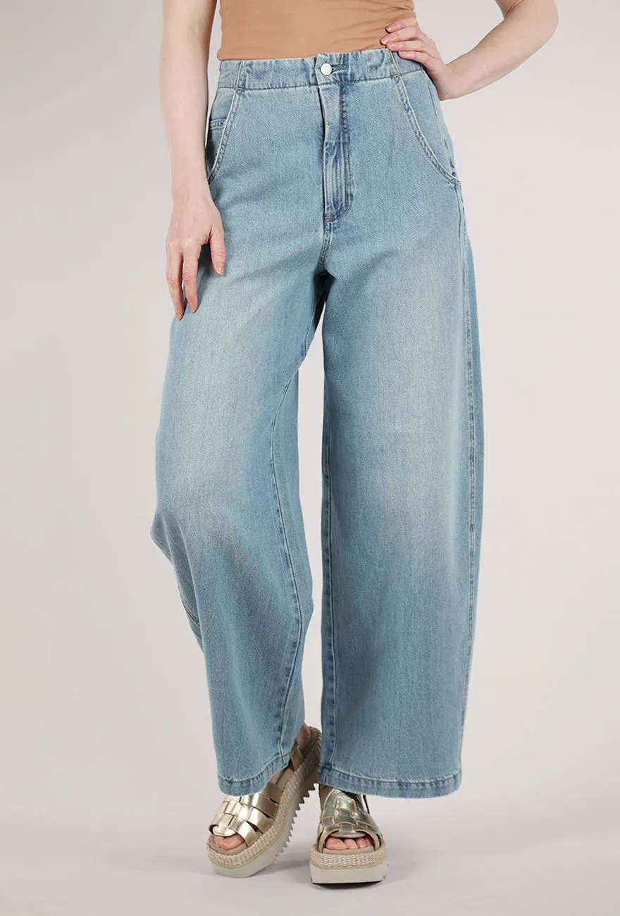 Lottie High Rise Relaxed Bow Leg, Qualifier City Vibe Customizable length