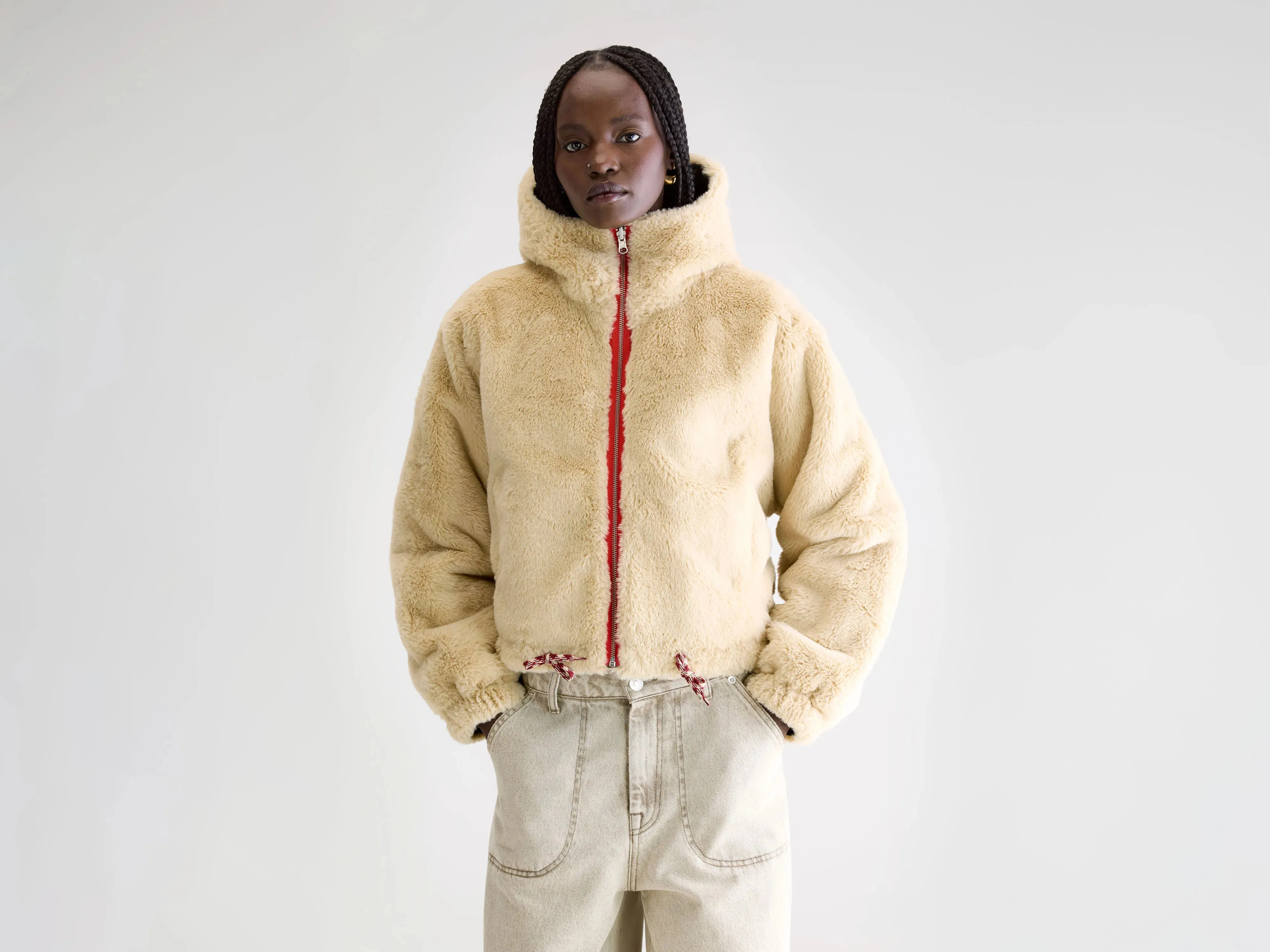 Loud hooded jacket (242 / W / PIRATE) Soft Layers