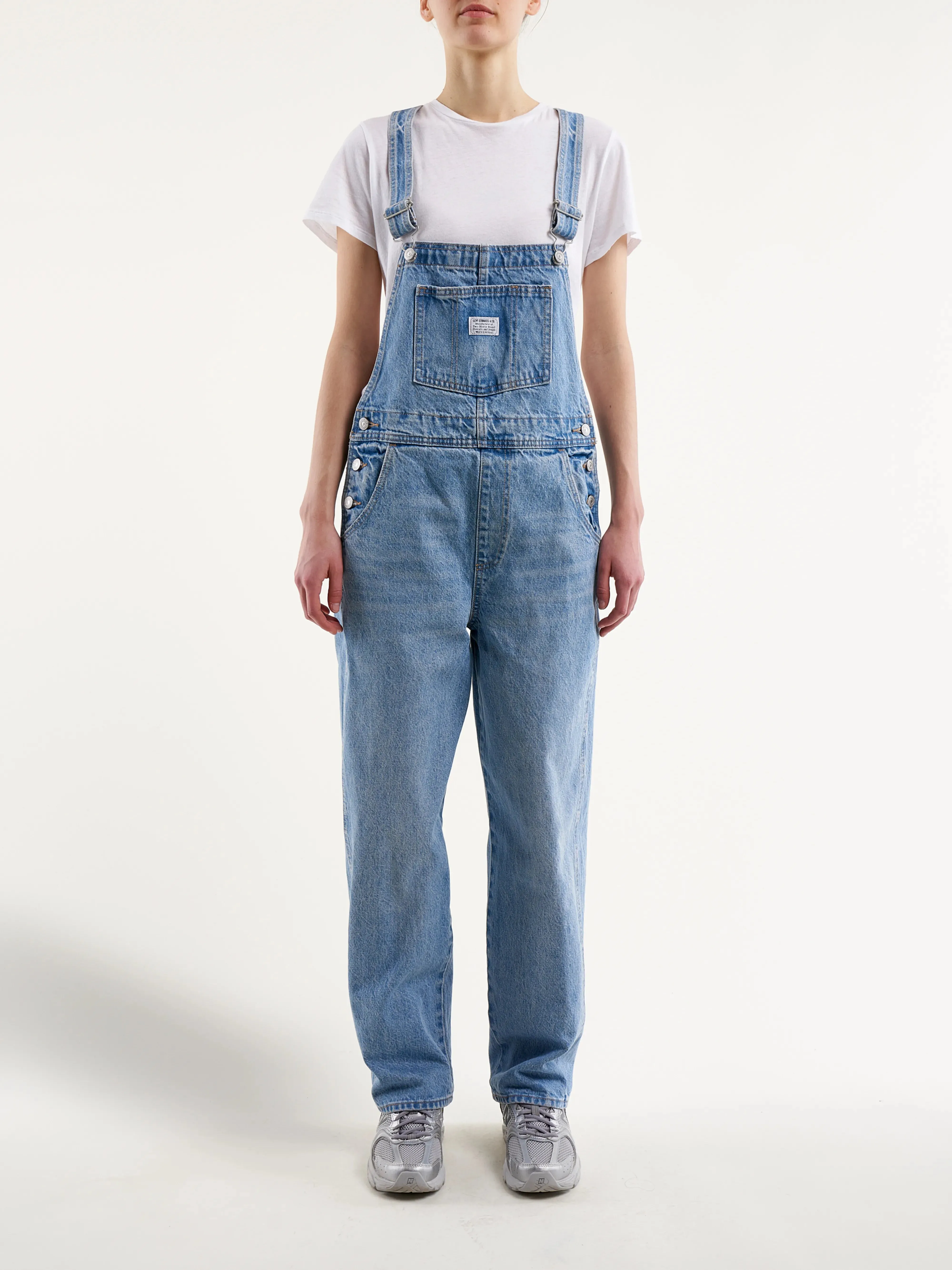 Lounge Wear vintage overall for women (241 / W / LT STONE WASH)