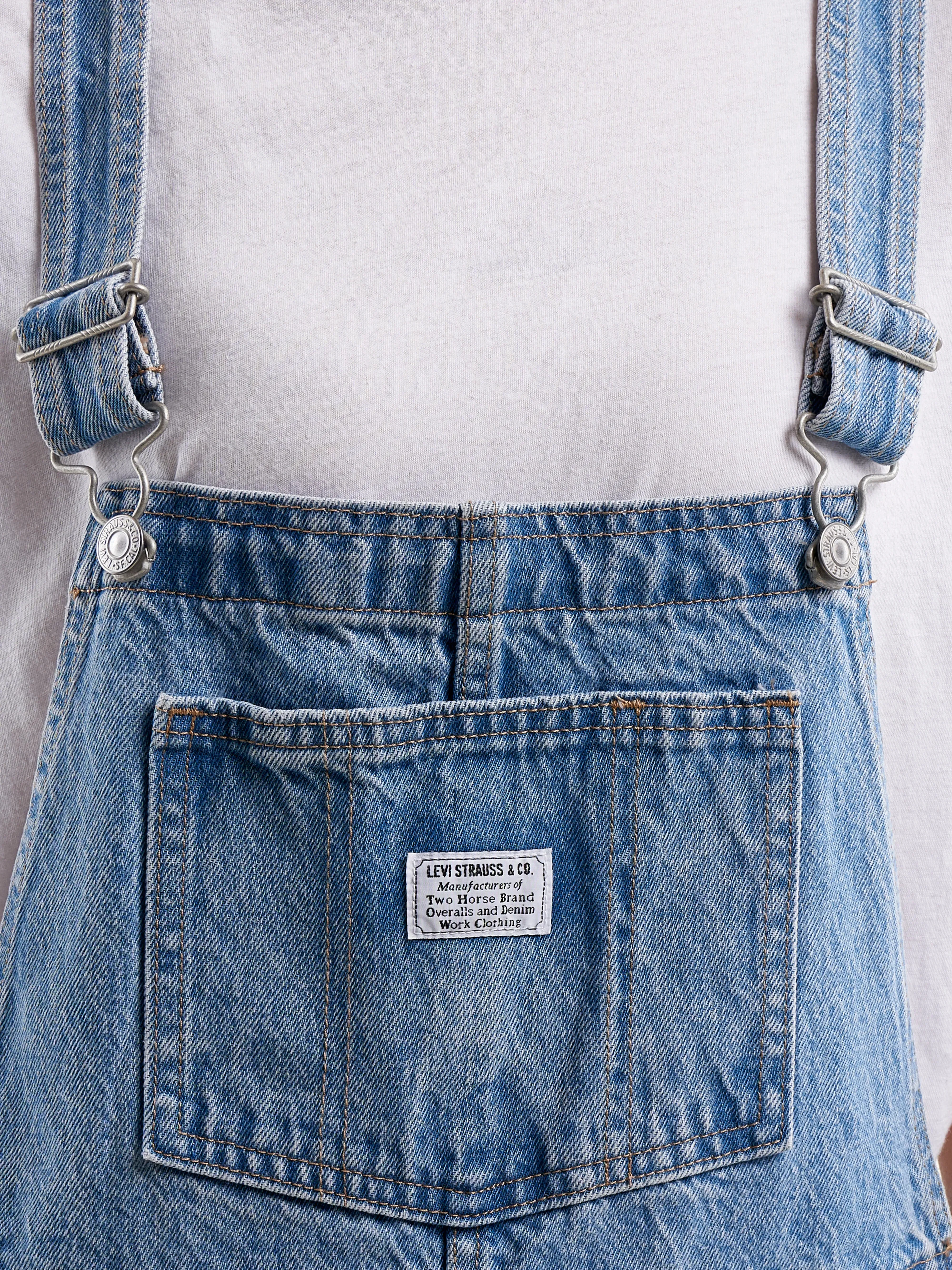 Lounge Wear vintage overall for women (241 / W / LT STONE WASH)