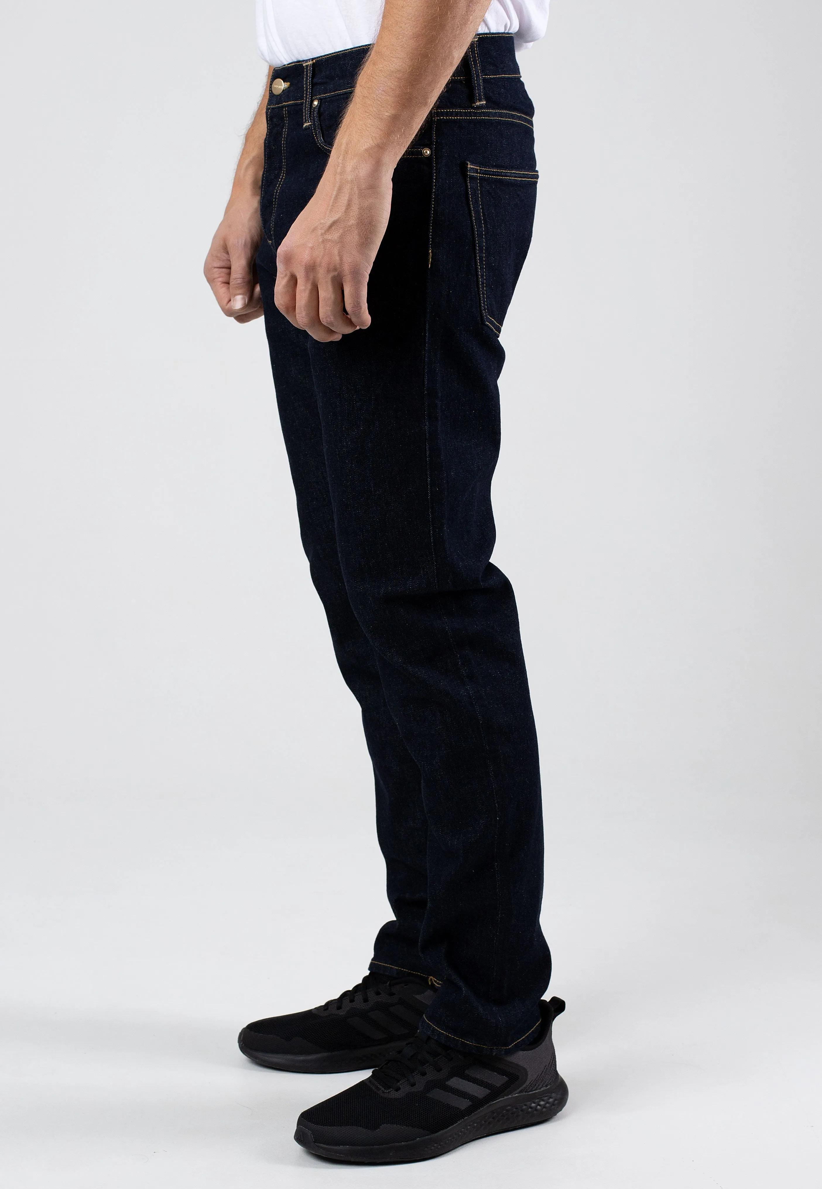 Low Rise Carhartt WIP - Klondike Rinsed Blue - Jeans