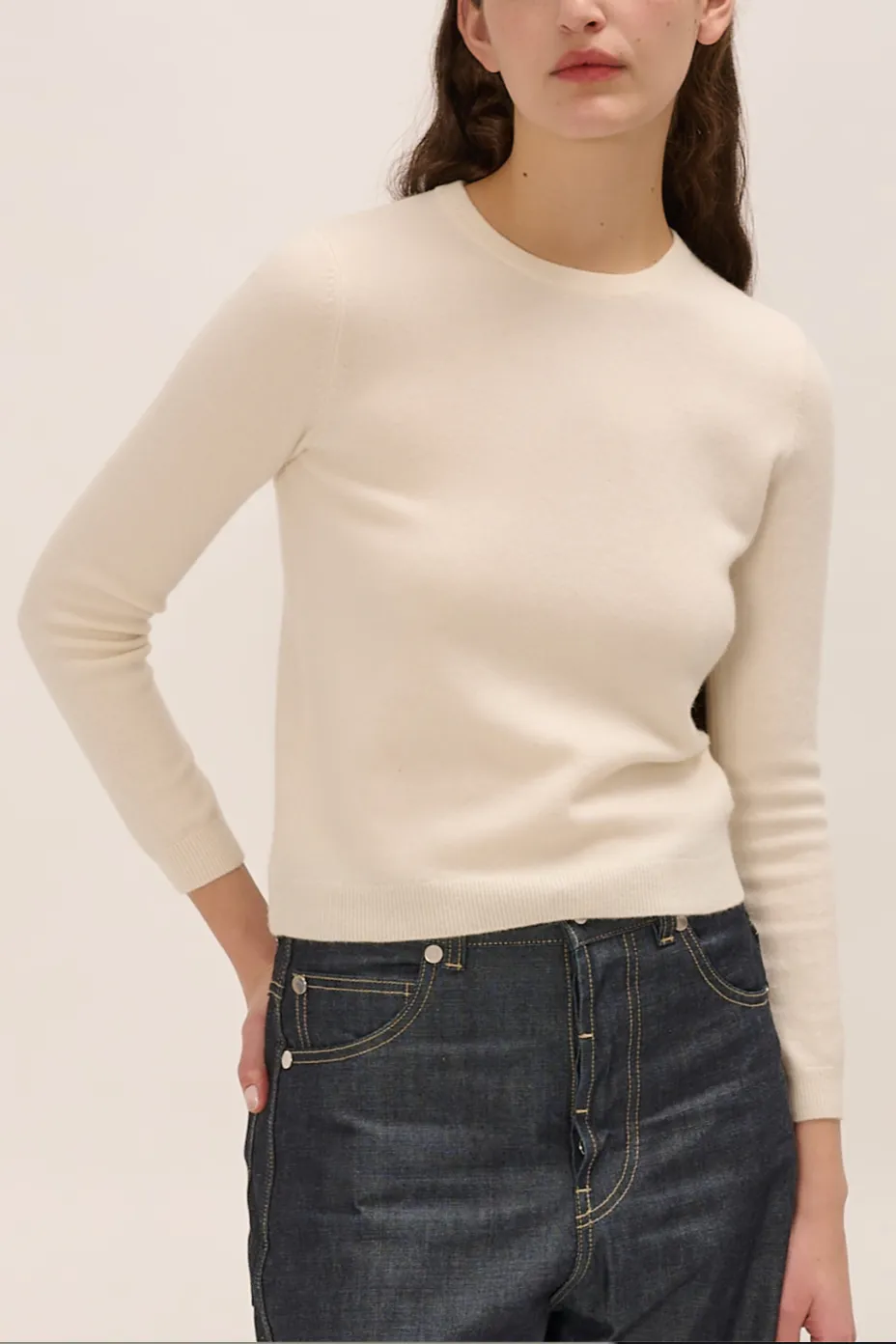 Lulu Ivory Sweater Stretchy Fit