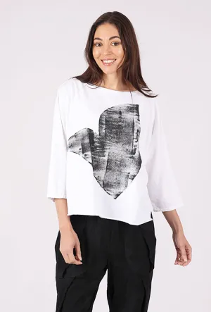 Luna Graphic Dove Tee, Natural Prom