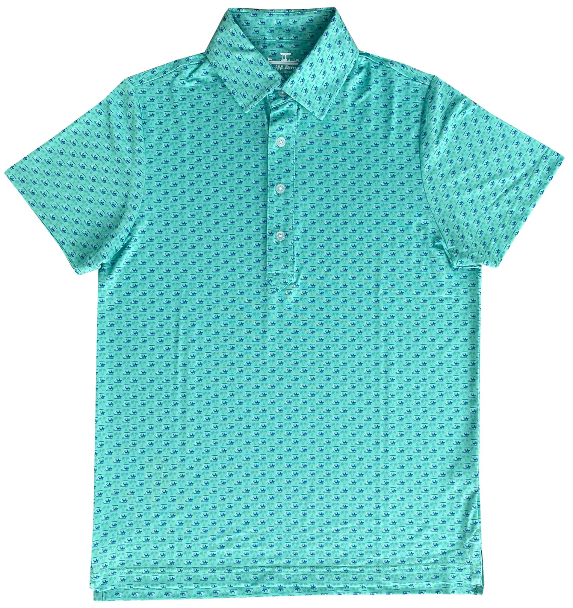 Luxury Feel Fairway Fliers: Upcycled Club Polo - Mint