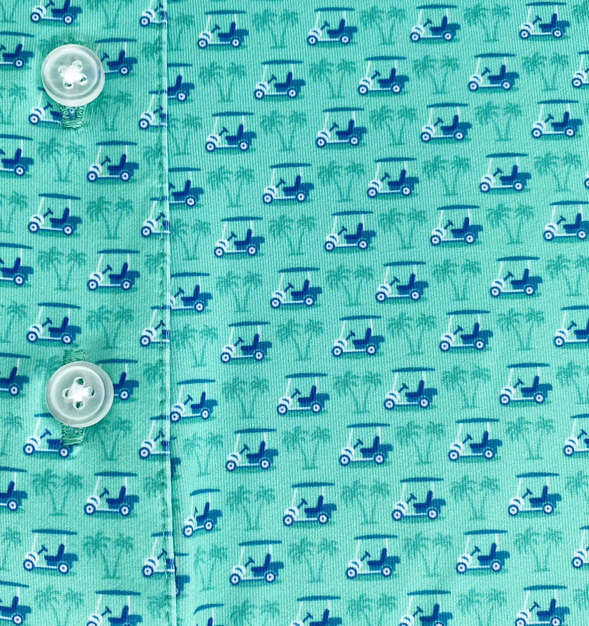 Luxury Feel Fairway Fliers: Upcycled Club Polo - Mint