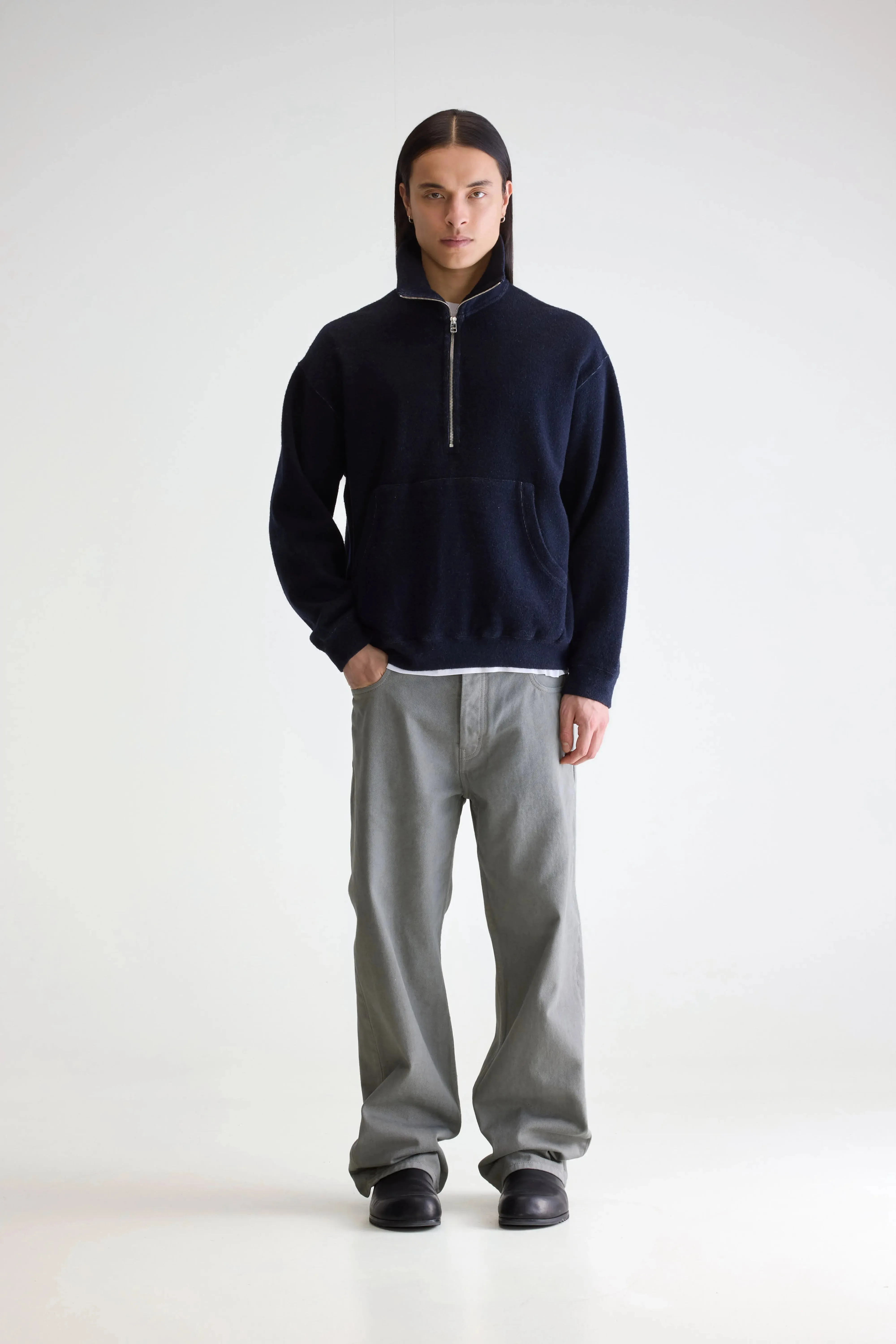 Mabro zipped-collar sweatshirt (252 / M / COMBO B) Chic pieces