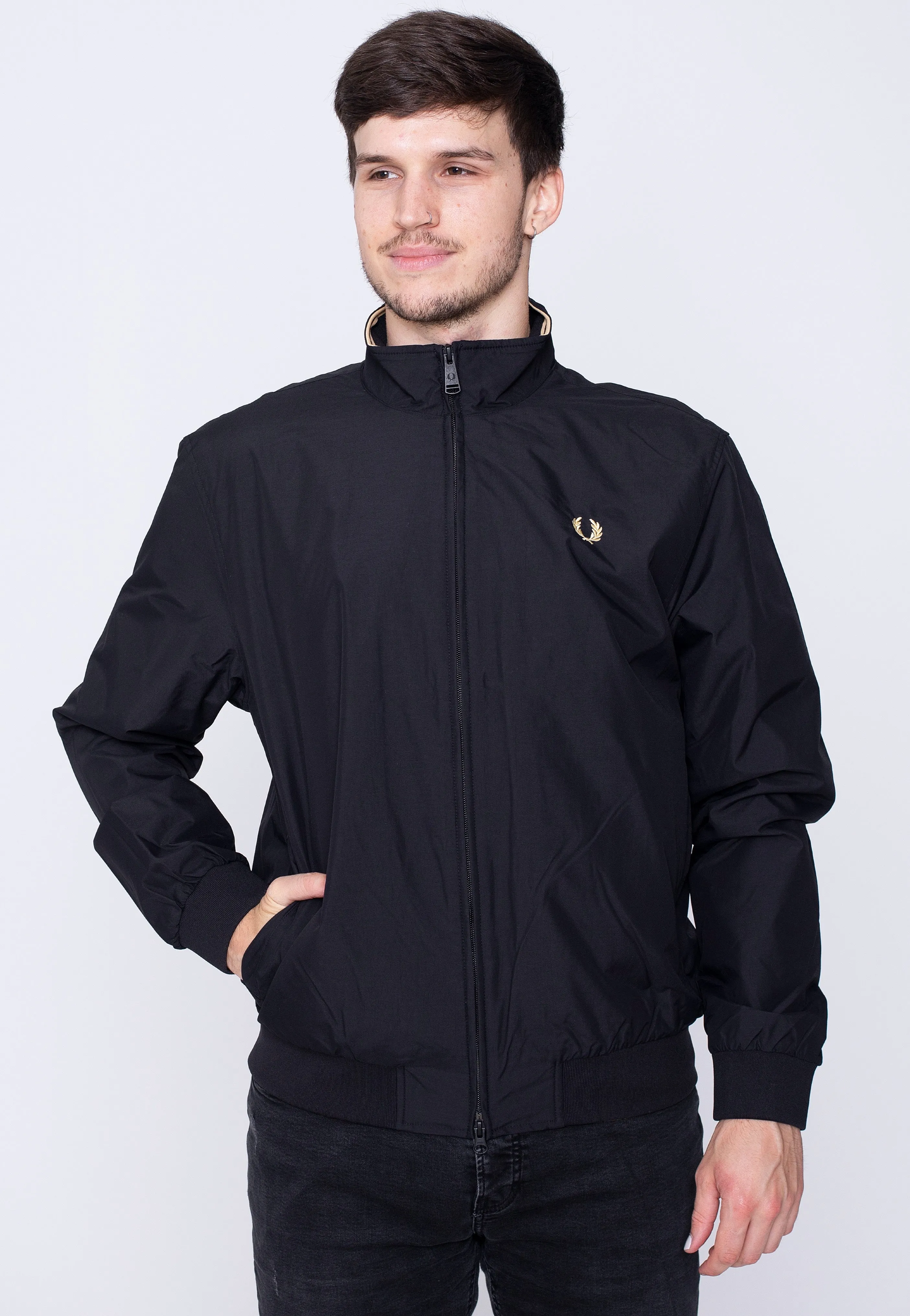 Fred Perry - Brentham Black - Jacket Infatuation Trail Use