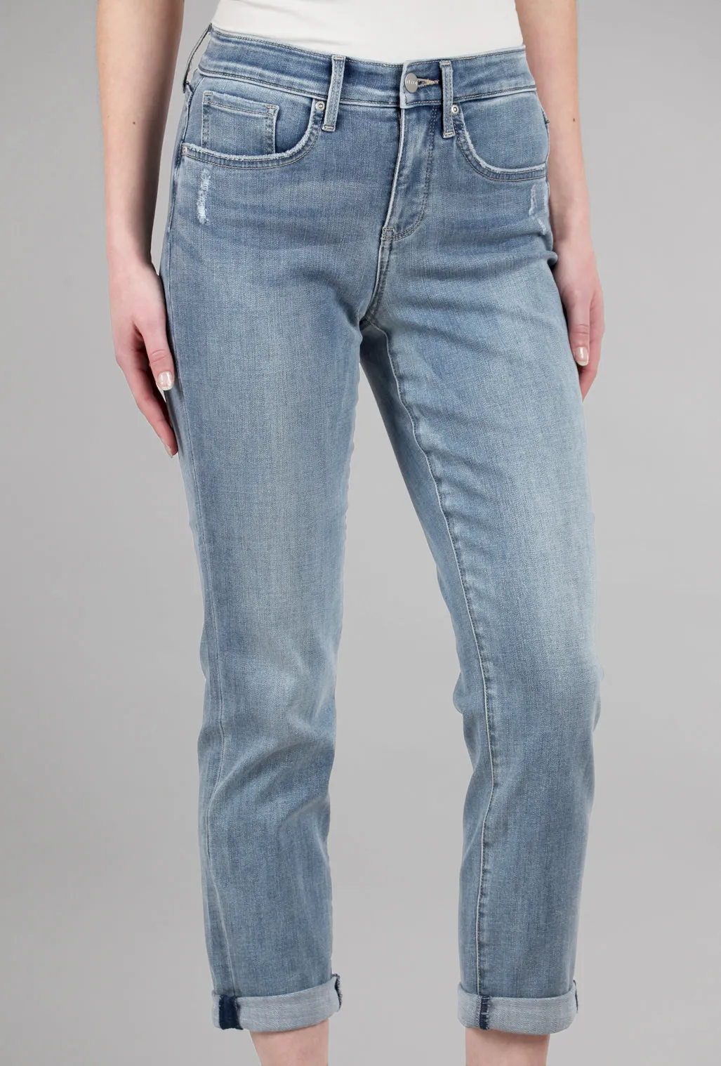 Margot Girlfriend Jeans, Angel Blue Wash Perfect Stretch