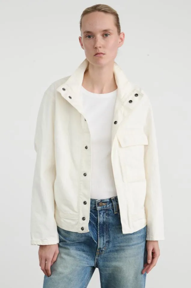 Marilou Cream Denim Jacket photo look