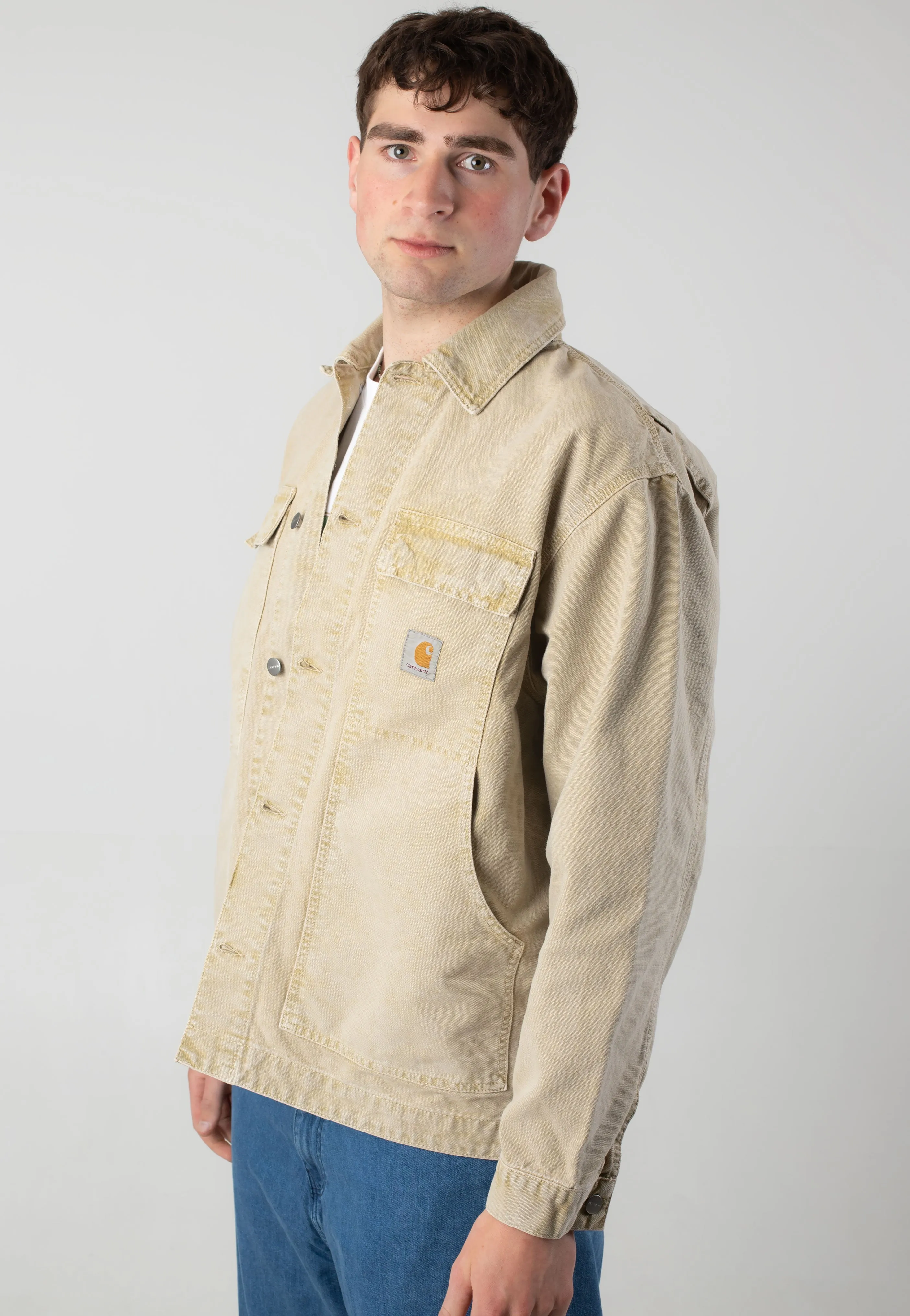 Mascara Carhartt WIP - OG Arctic Canvas Dusty H Brown Chalk Wash - Jacket