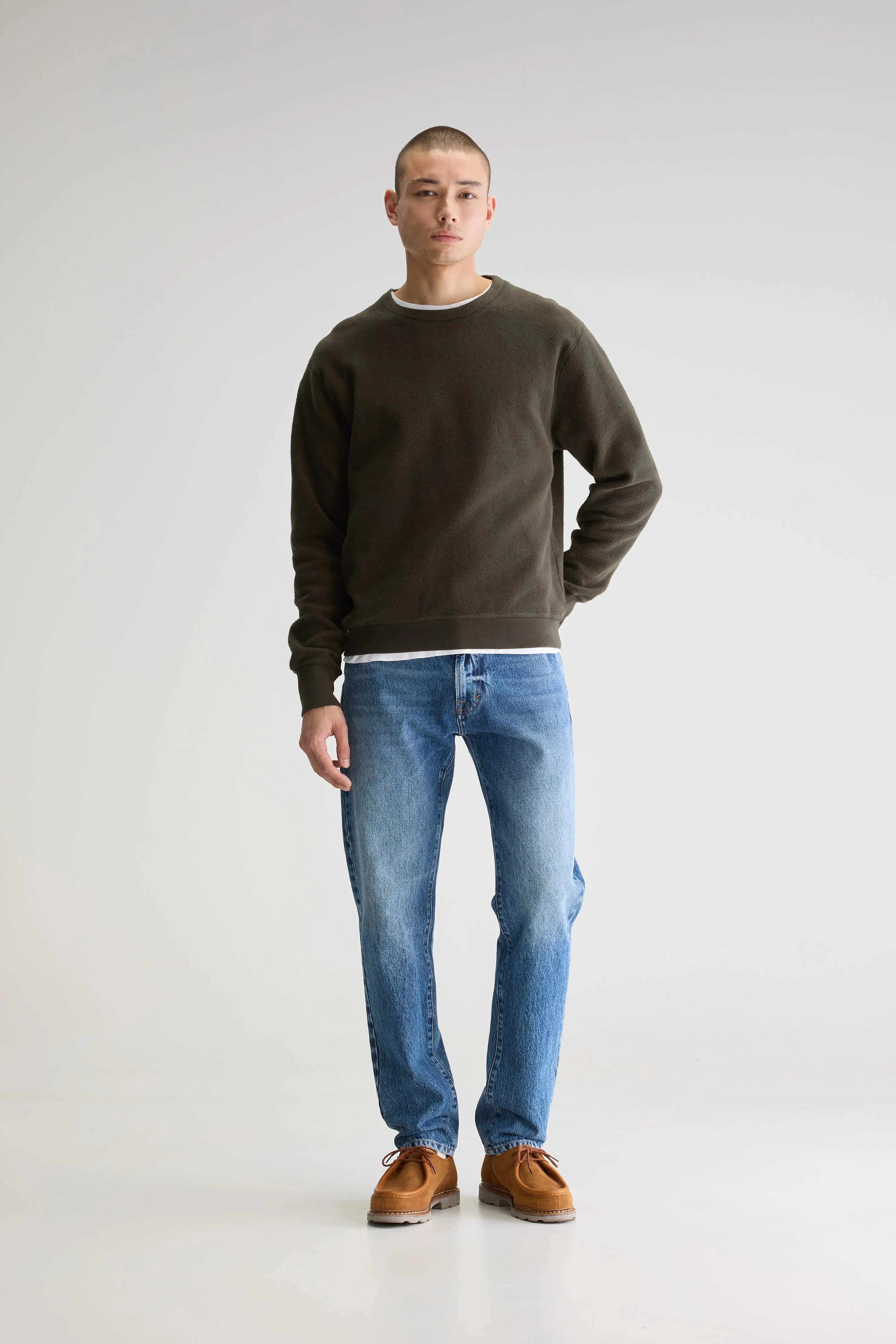 Matt crewneck sweatshirt (251 / M / TANK) Layer Chic Style