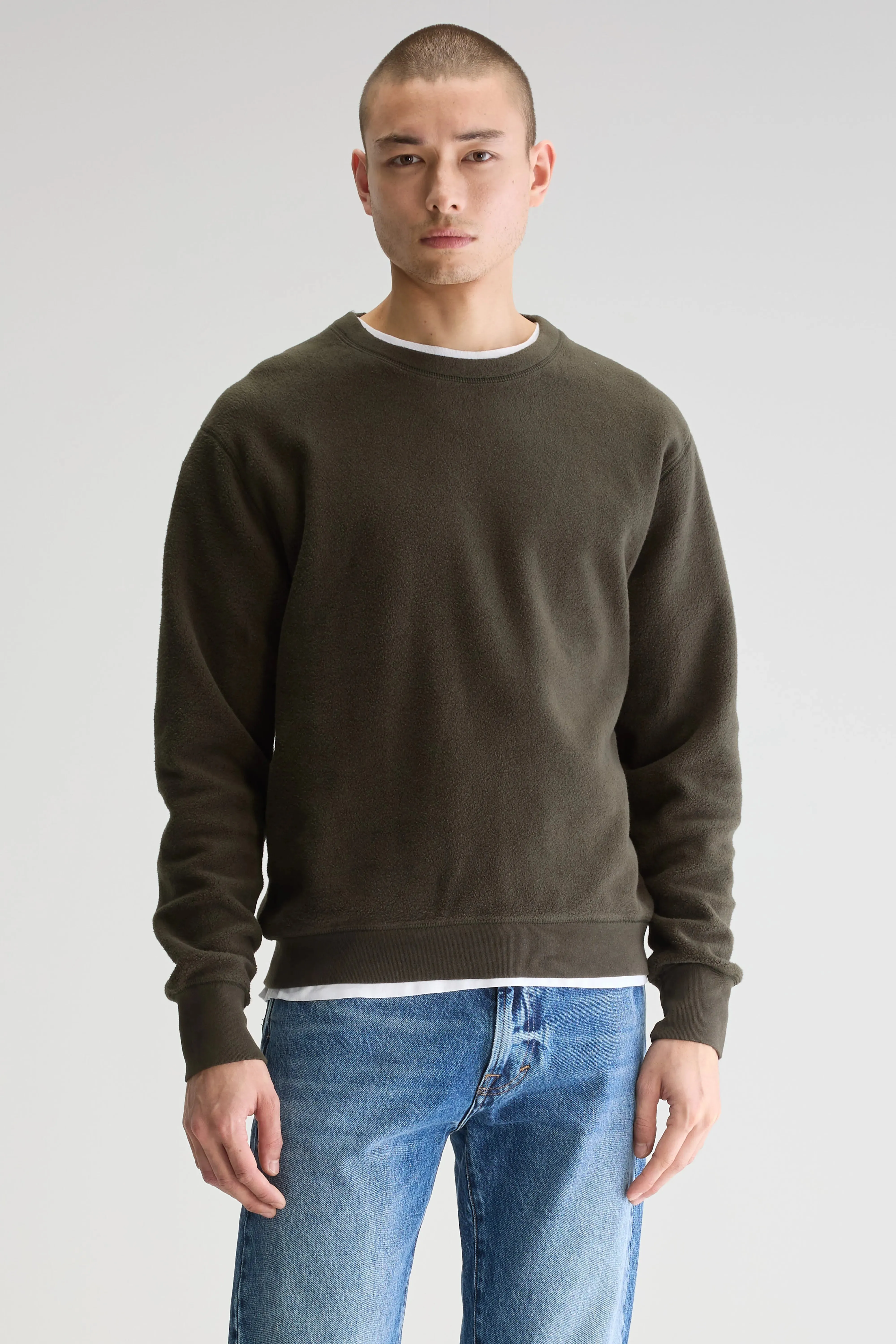 Matt crewneck sweatshirt (251 / M / TANK) Layer Chic Style