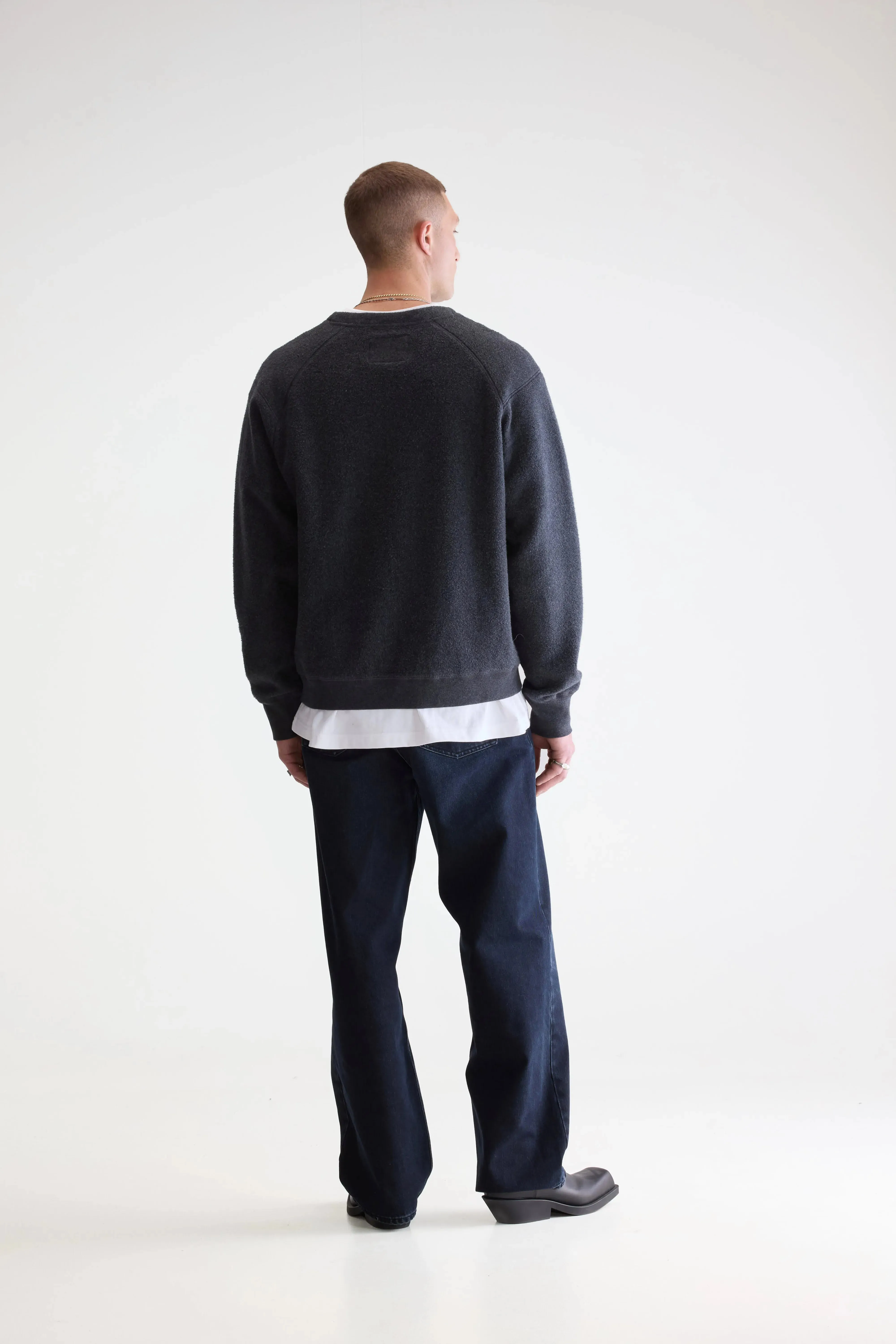 Matt crewneck sweatshirt (252 / M / ANTHRACITE) Quick-Dry Tech