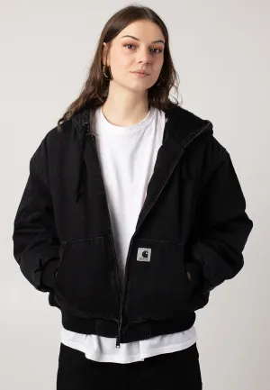 Carhartt WIP - W' Og Active Stone Washed Black - Jeans Jacket Versatile Appreciate