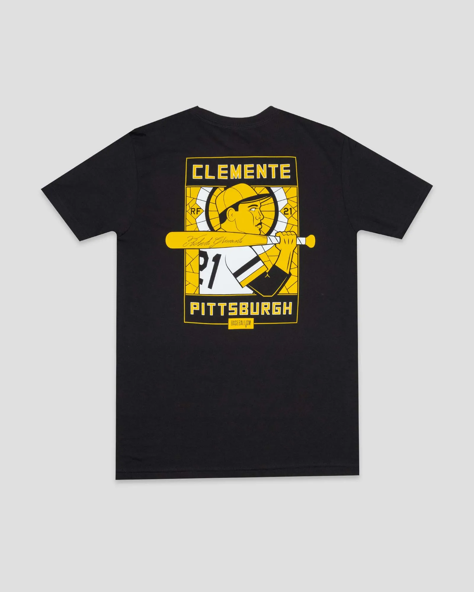 Matte Finish Stained Glass T-Shirt - Roberto Clemente