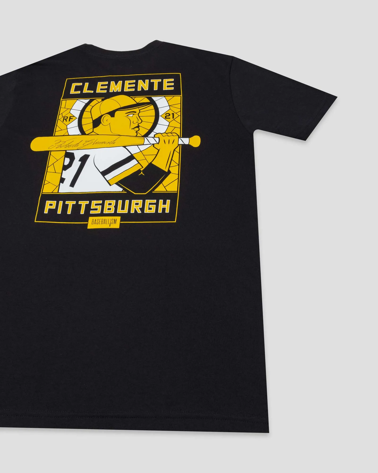 Matte Finish Stained Glass T-Shirt - Roberto Clemente