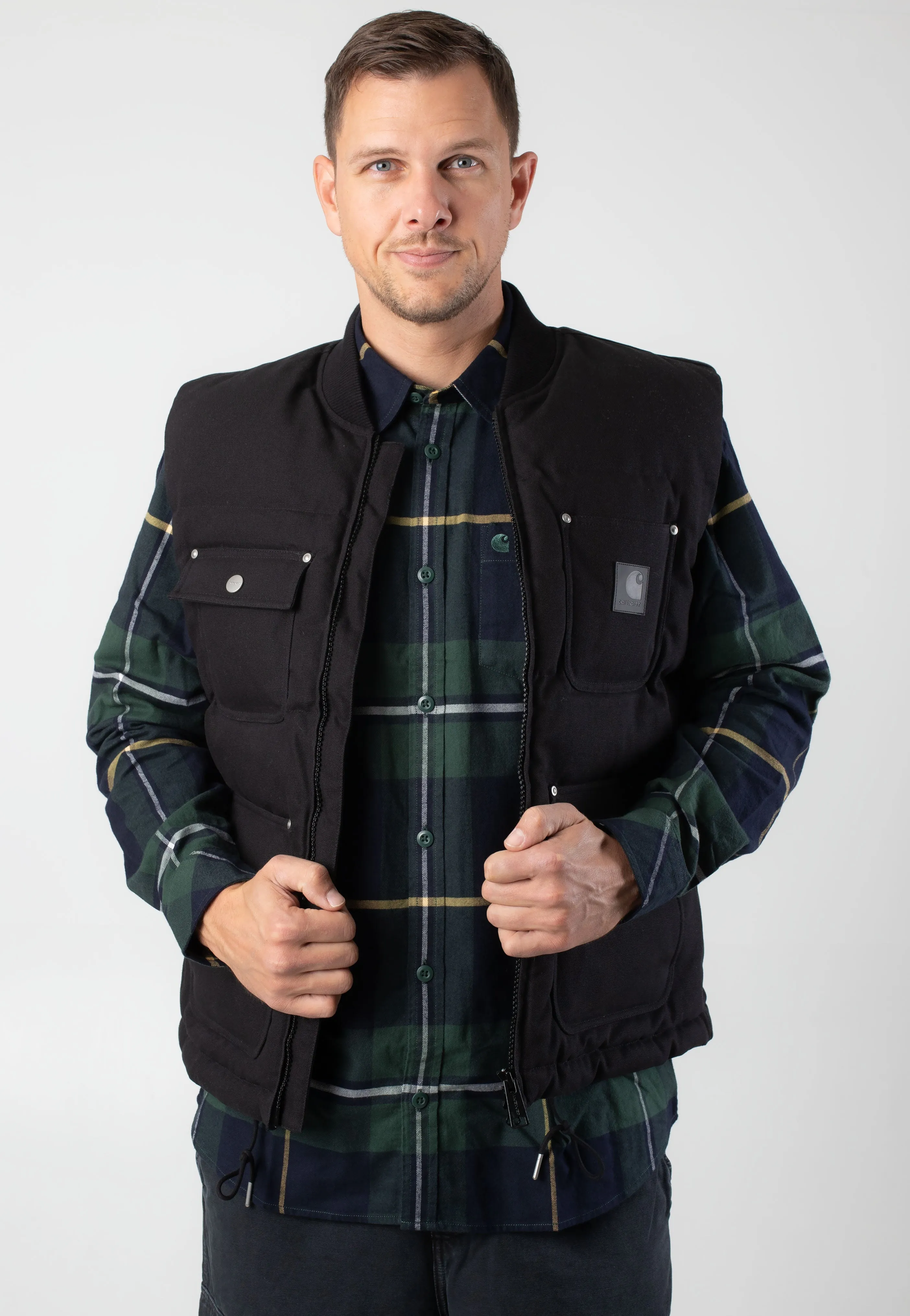movement middle aged people Carhartt WIP - Rayley Black - Vest