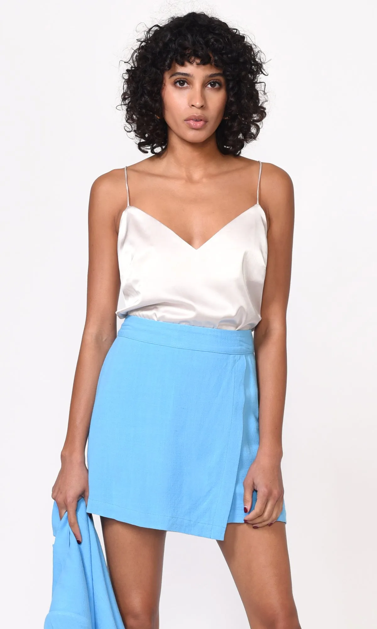 Maylor Linen Blend Skirt Fashion Stretch