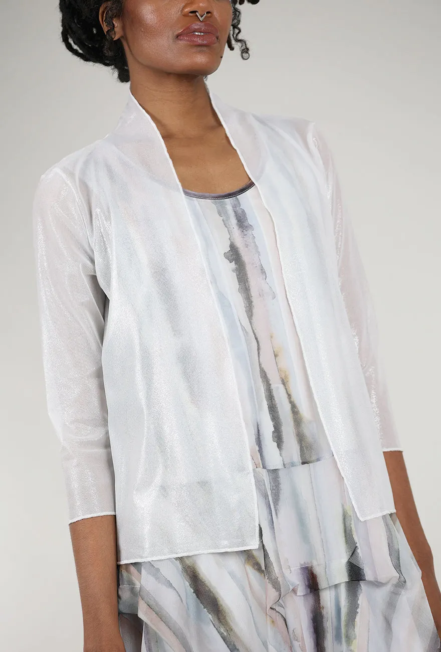 Meem Jacket, Ecru Sparkle Cool Season Pick