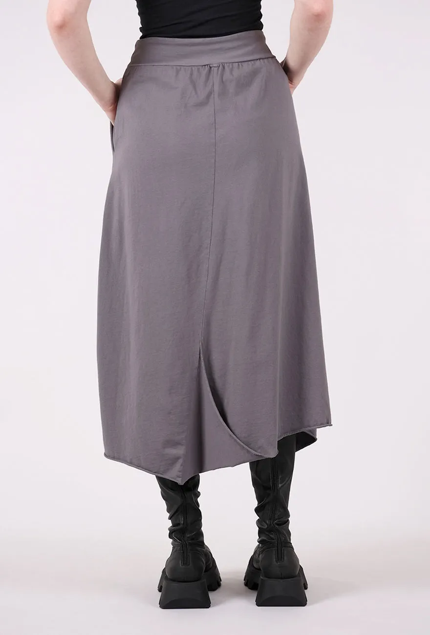 Meg Skirt, Light Charcoal Clean Aesthetic