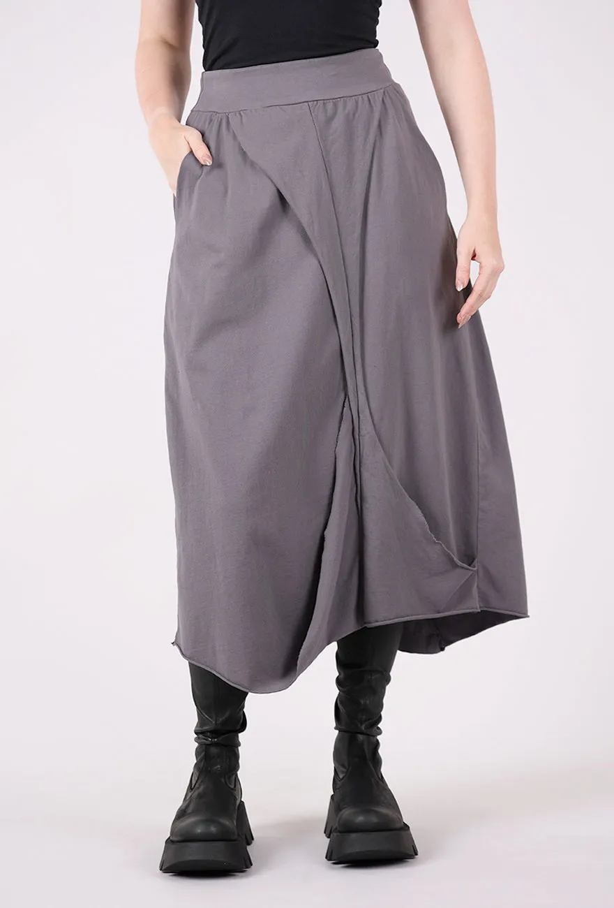 Meg Skirt, Light Charcoal Mini length
