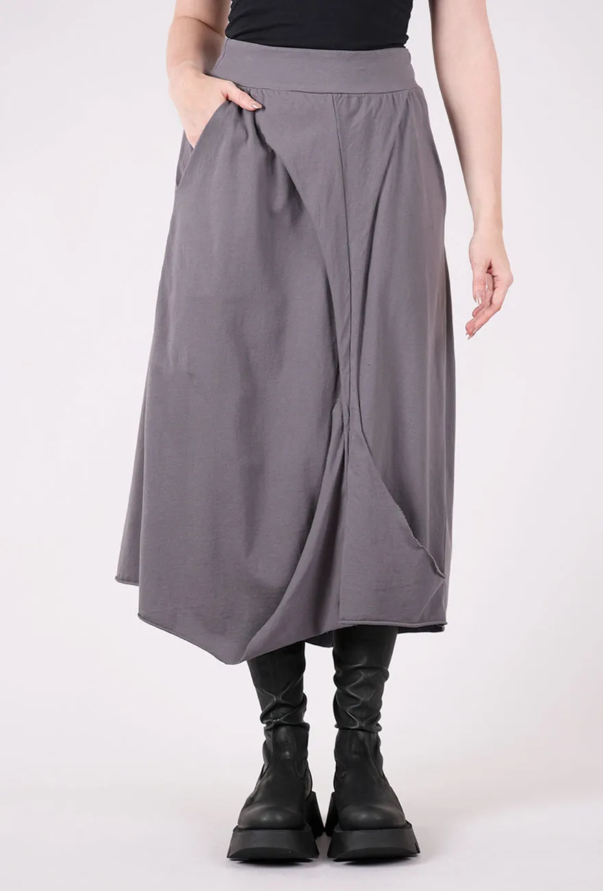 Meg Skirt, Light Charcoal Clean Aesthetic