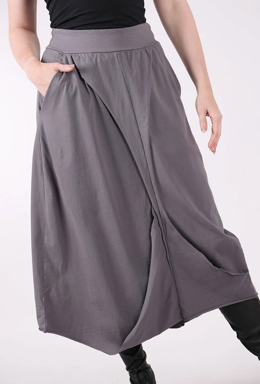 Meg Skirt, Light Charcoal Clean Aesthetic